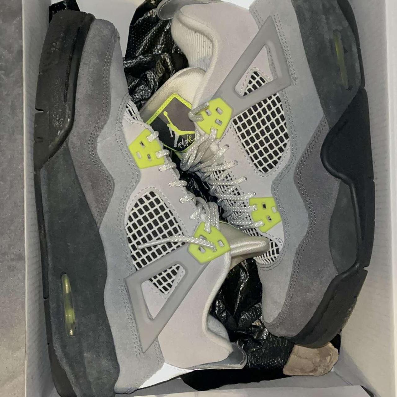 Jordans V IV III grey colour with reflective print. - Depop