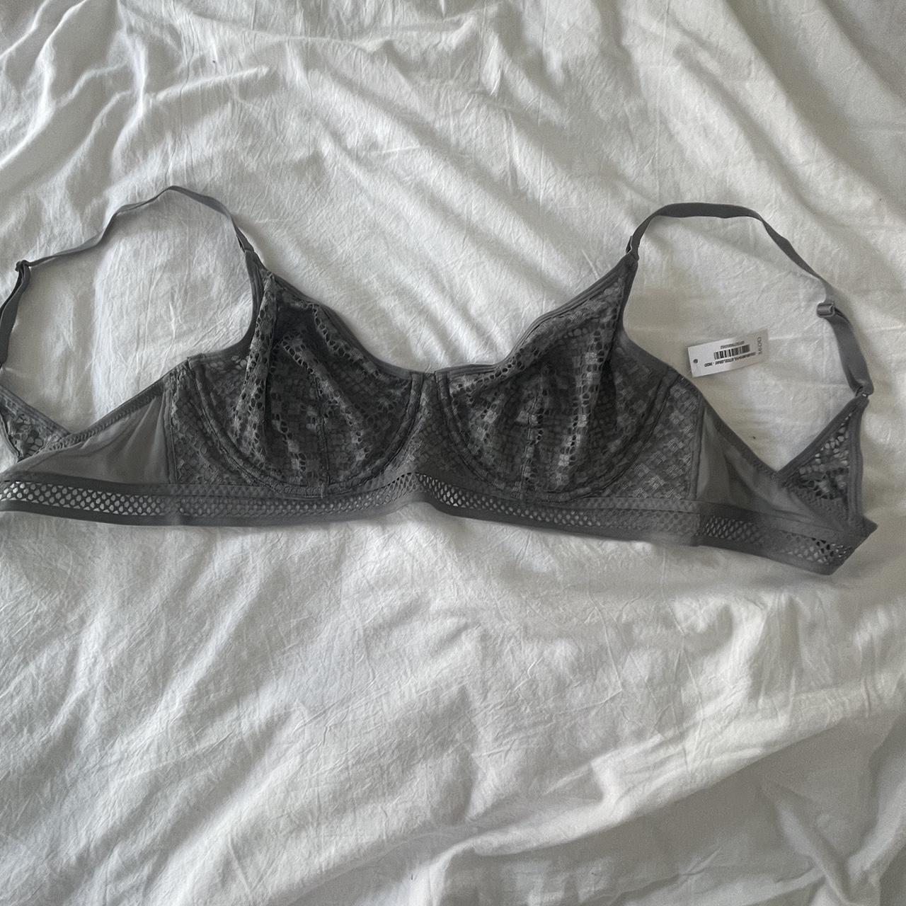 Adore me bra. Grey. Never worn. Super cute. - Depop