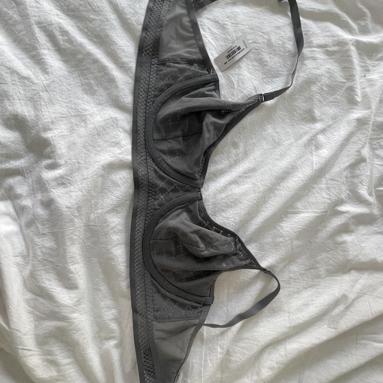 Adore me bra. Grey. Never worn. Super cute. - Depop