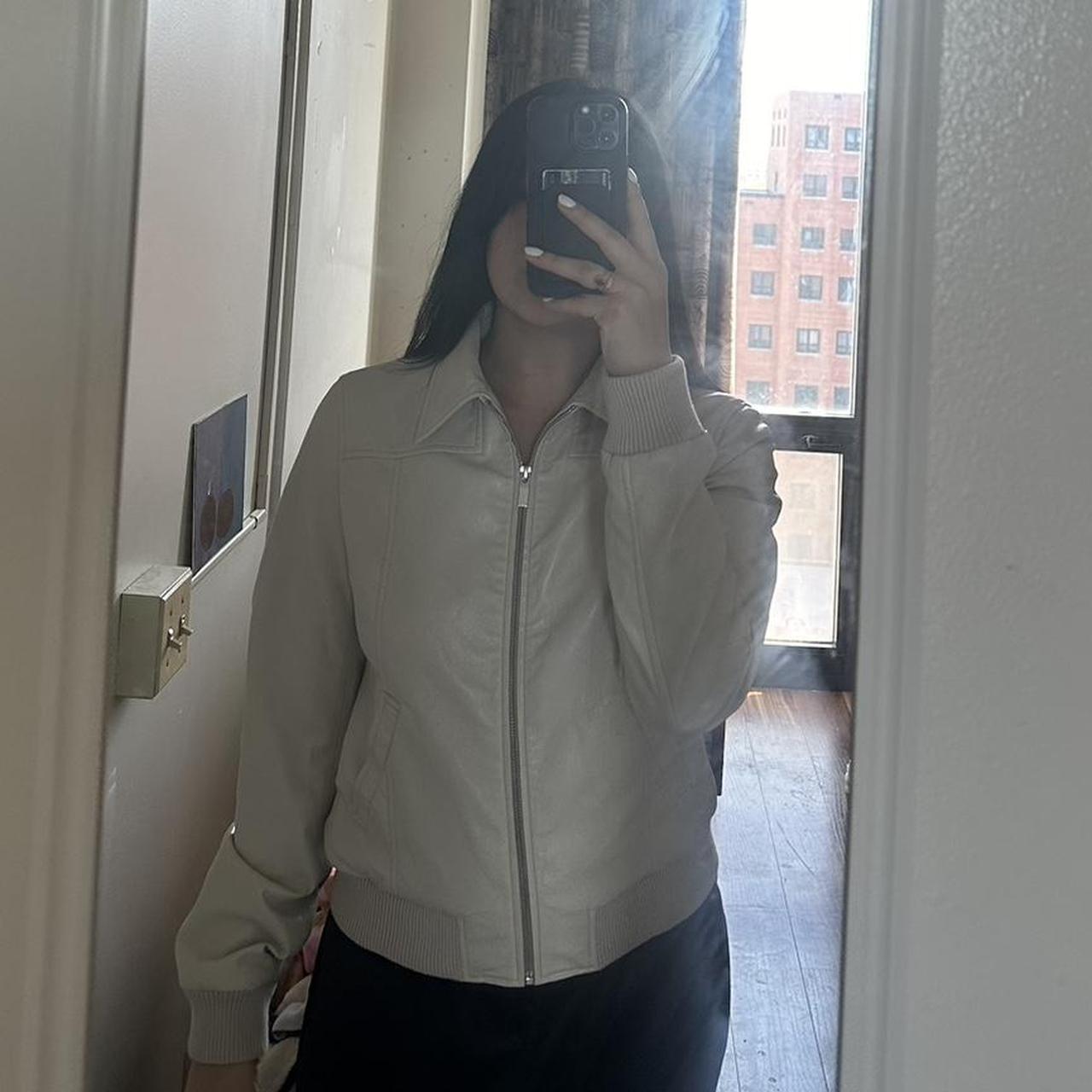 Aritzia babaton leibovitz bomber jacket cream