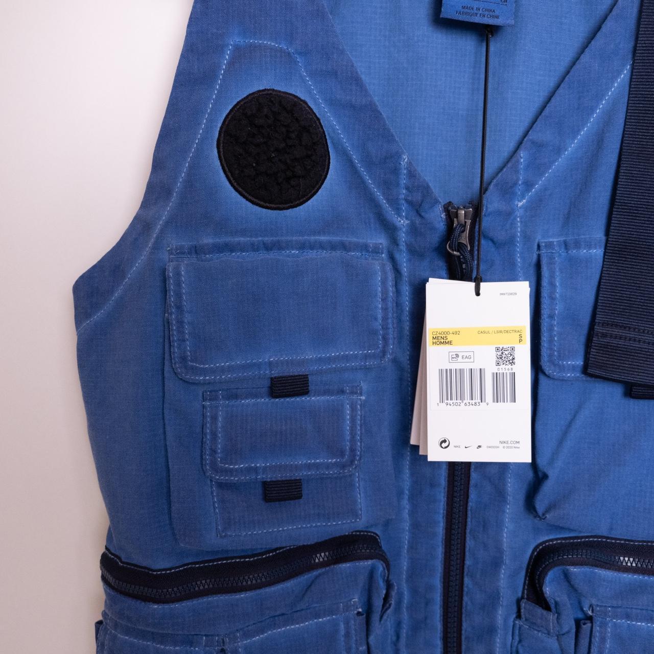 Nike ACG Watchman Peak Blue Utility Pocket Vest | Depop