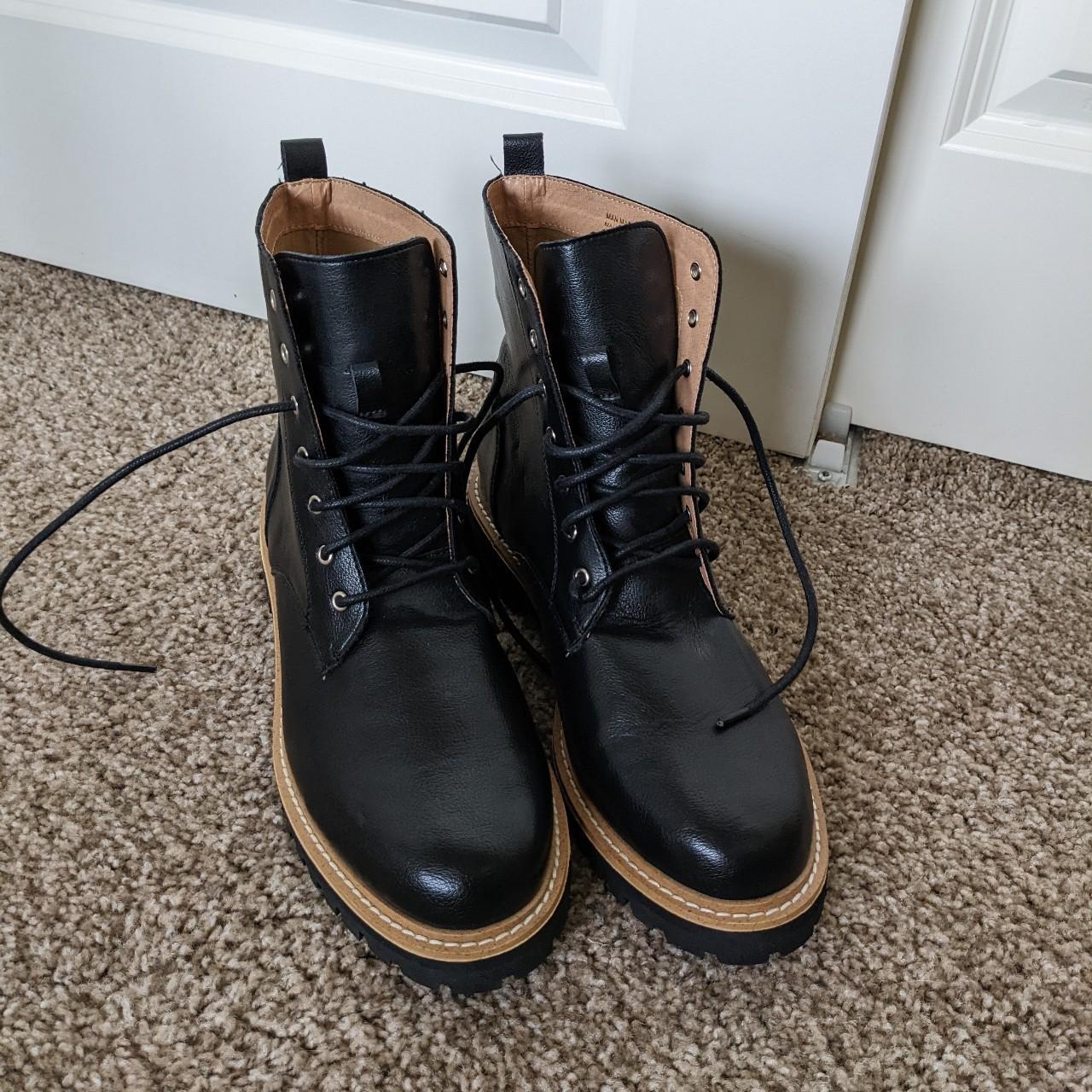 top moda michi combat heeled bootie