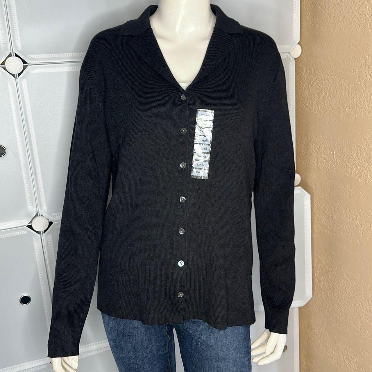 Charter club deals black cardigan