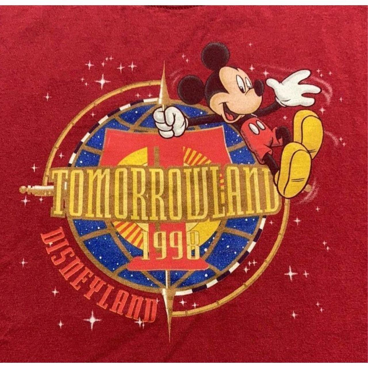 Mickey Mouse Tomorrowland T-Shirt Vintage 90s Disneyland Park Mens Siz