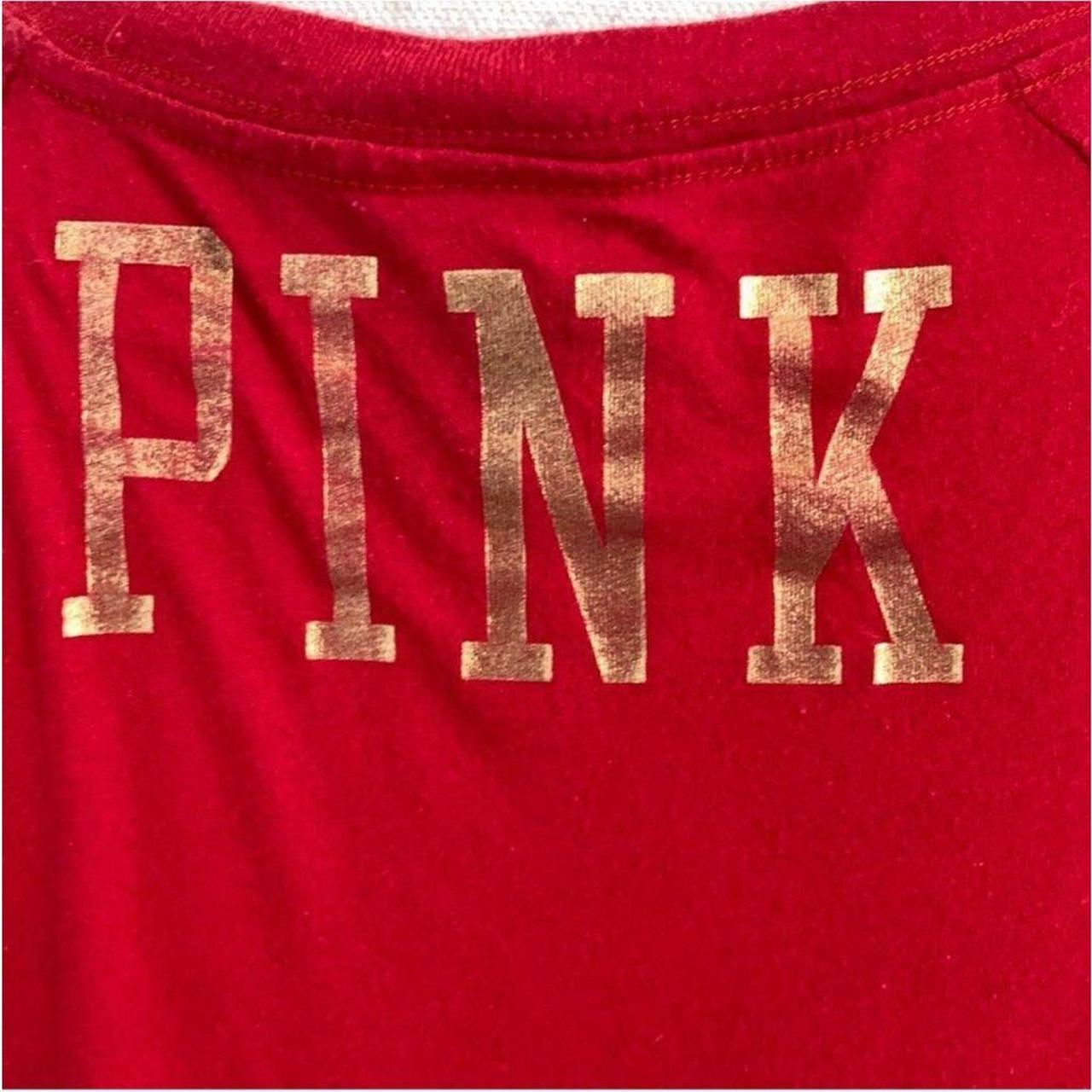 PINK Victorias Secret SF 49ers NFL Red Gold - Depop