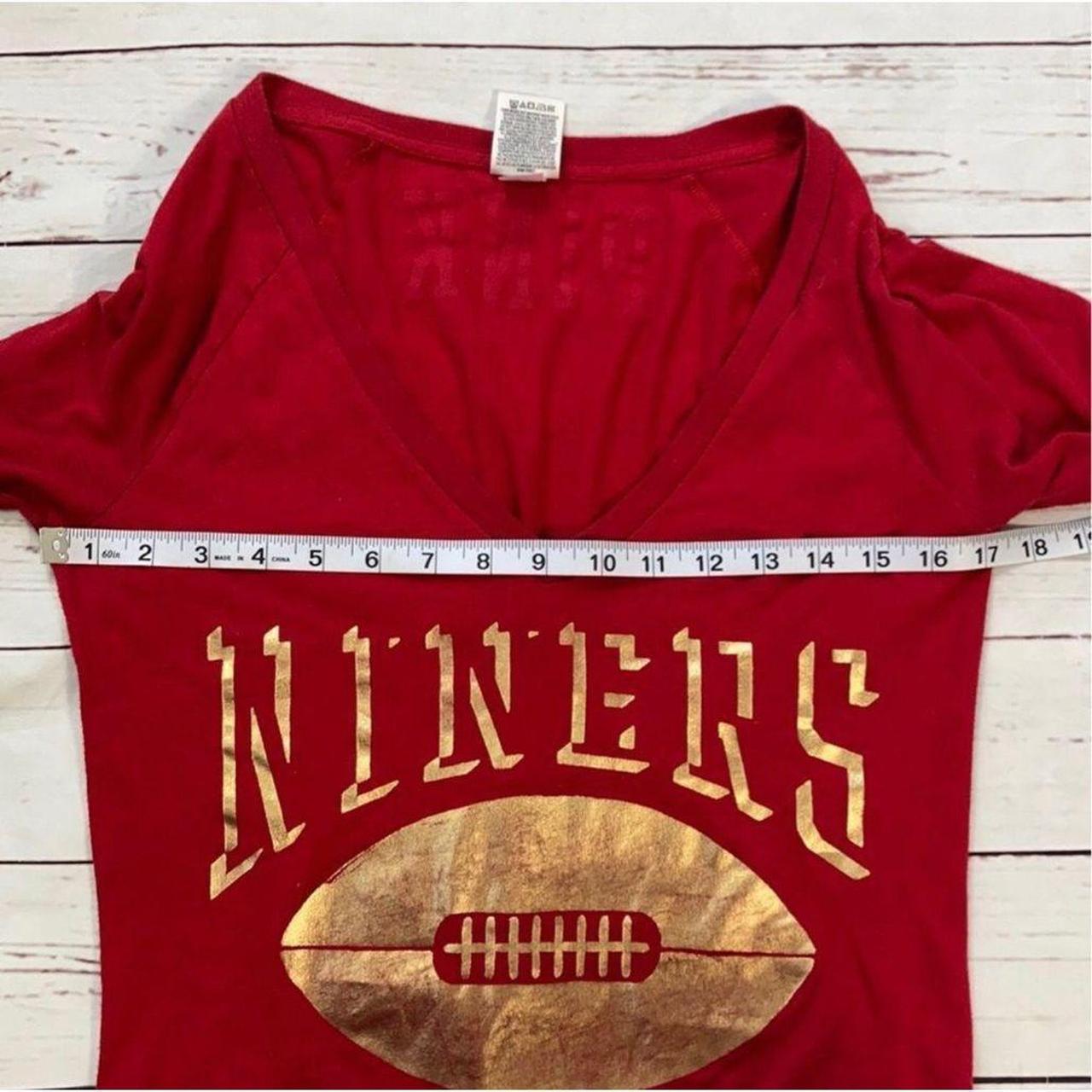 PINK Victorias Secret SF 49ers NFL Red Gold - Depop