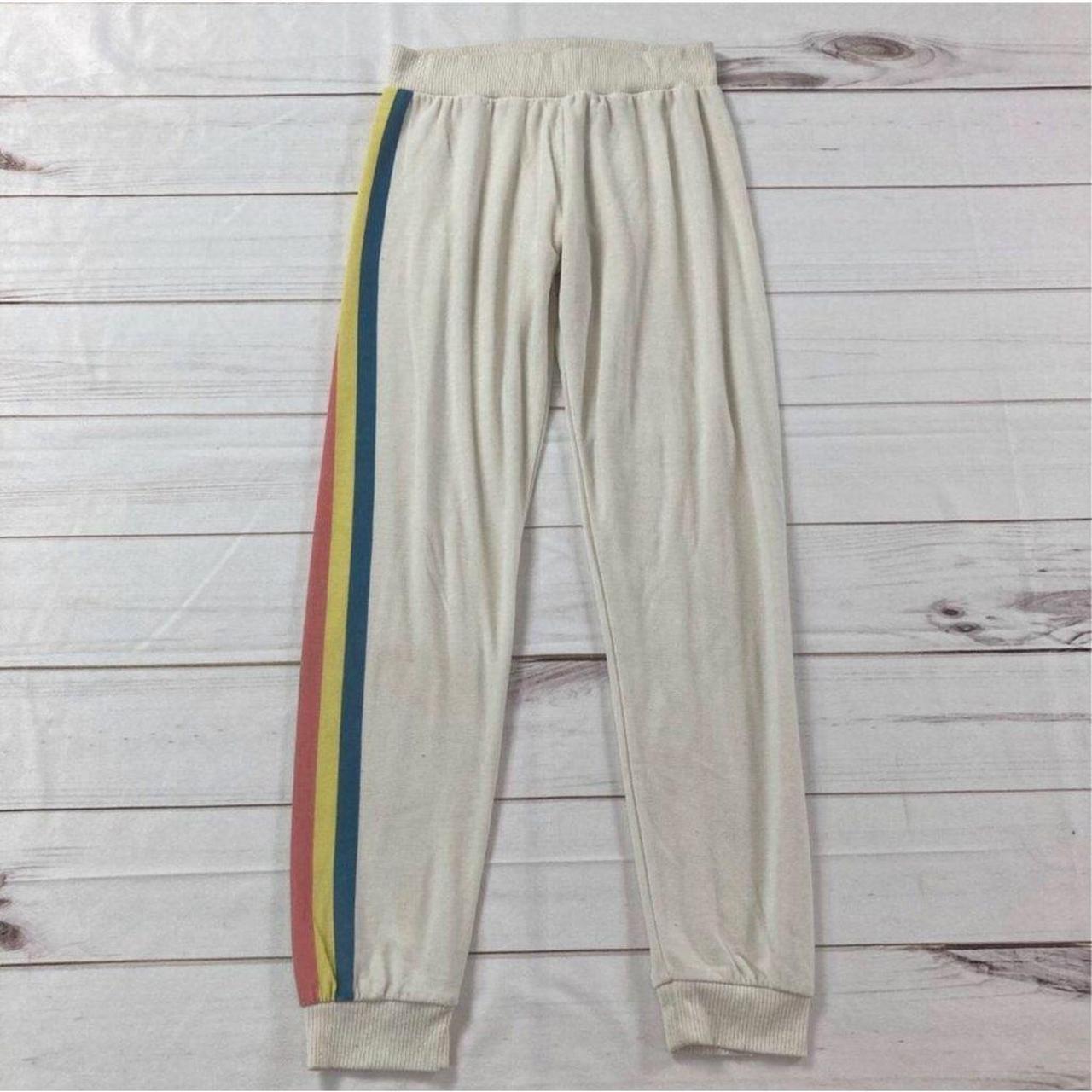 Chaser rainbow best sale stripe sweatpants