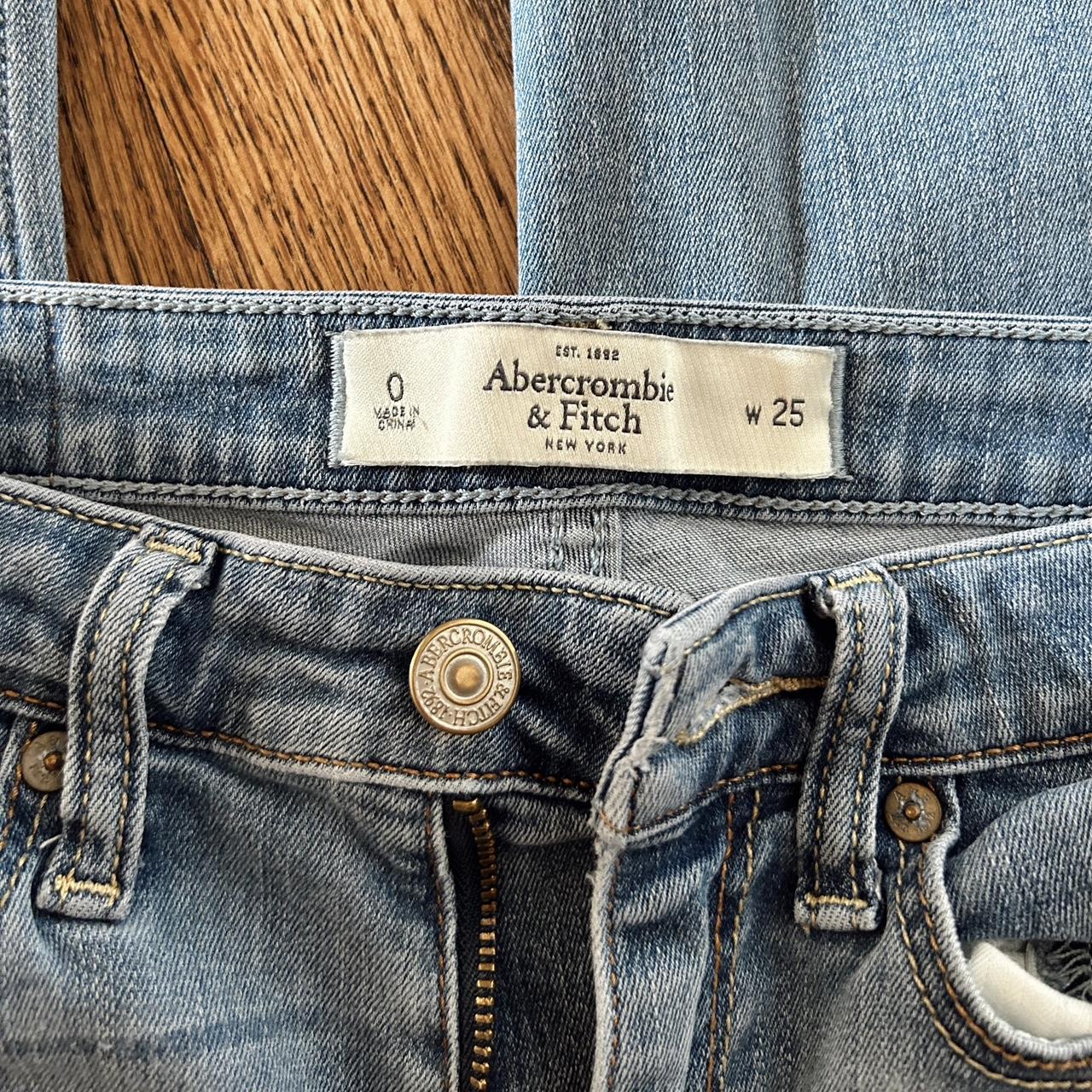 Abercrombie & Fitch Women's Blue Jeans | Depop