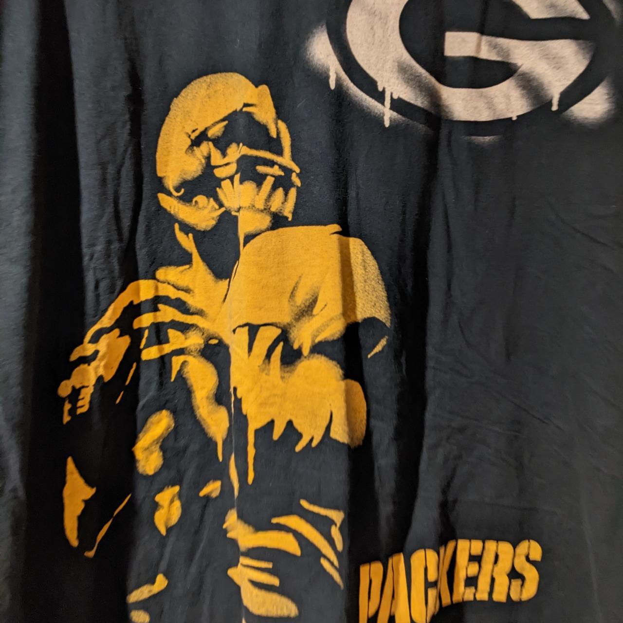 Vintage Green Bay Packers Tee Lambeau Field 50 Years - Depop