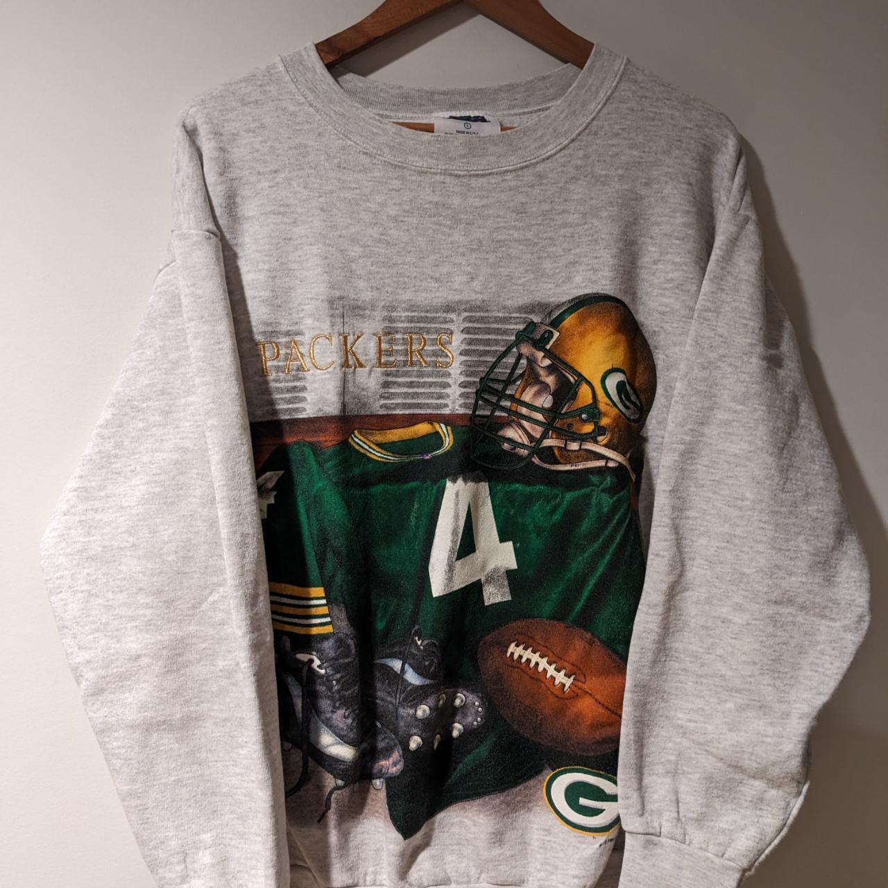 Vintage 90s Green Bay packers jersey long sleeve - Depop