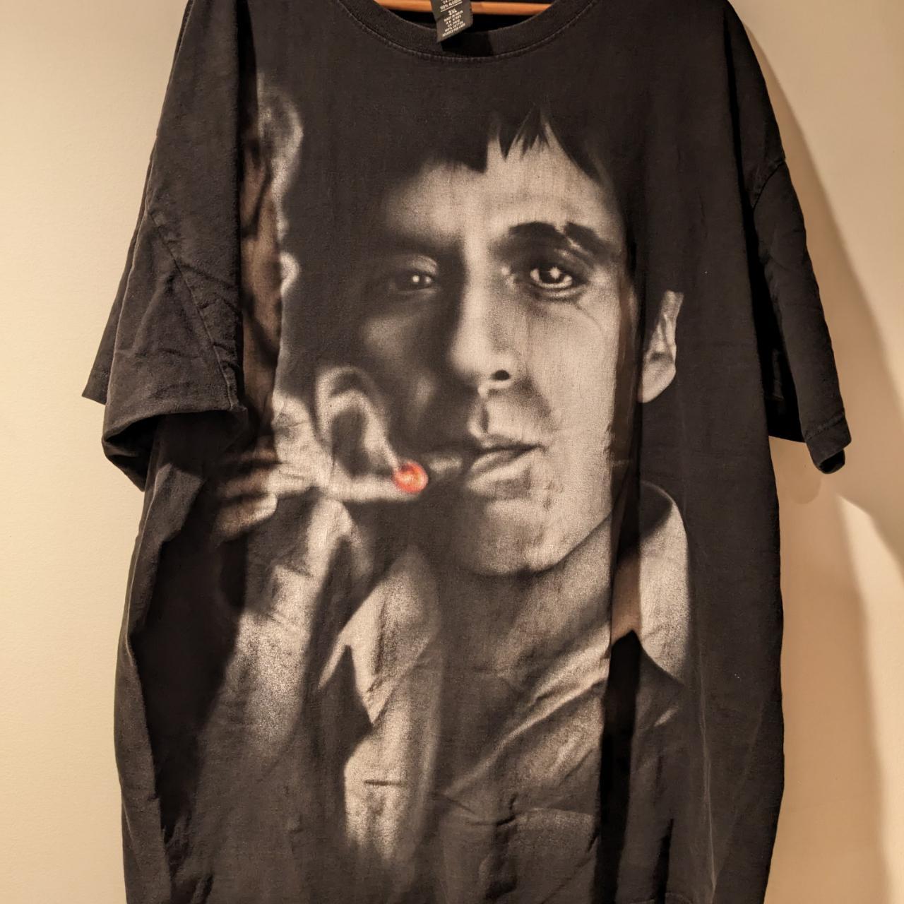 Vintage Y2K Scarface Movie Promo Tony Montana Black...