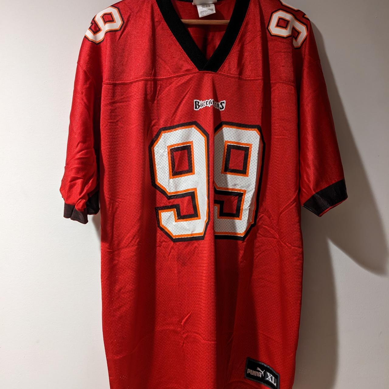 Vintage Warren Sapp Jersey Tampa Bay Buccaneers size - Depop