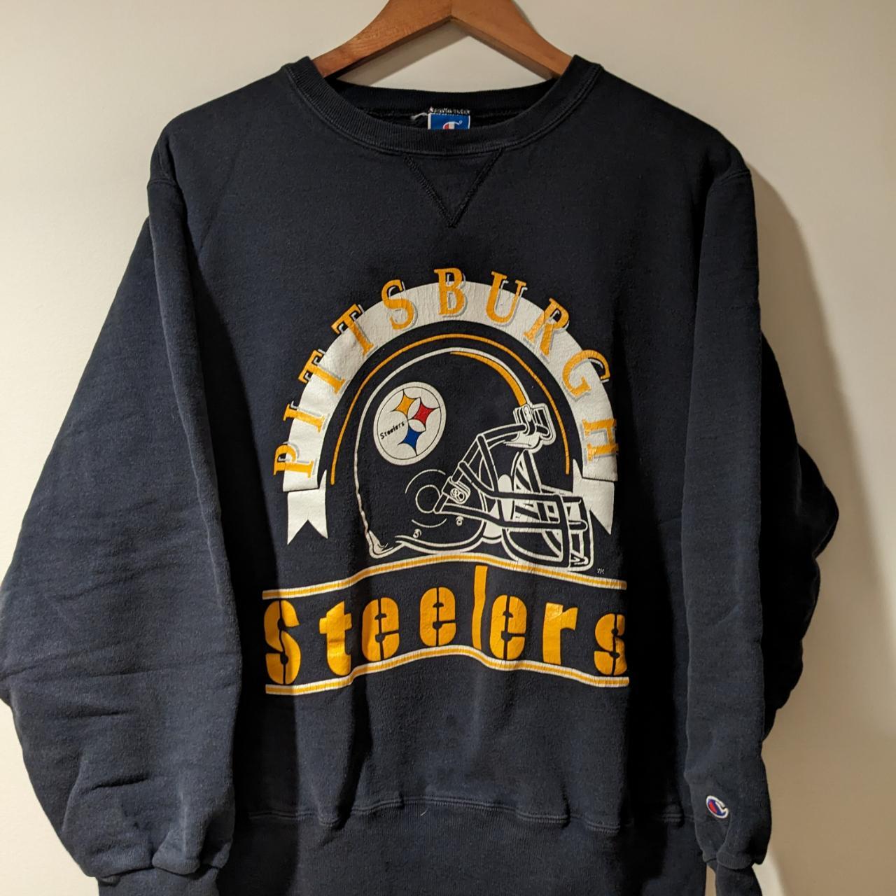 Pittsburgh Steelers Sweatshirt Vintags Pittsburgh - Depop