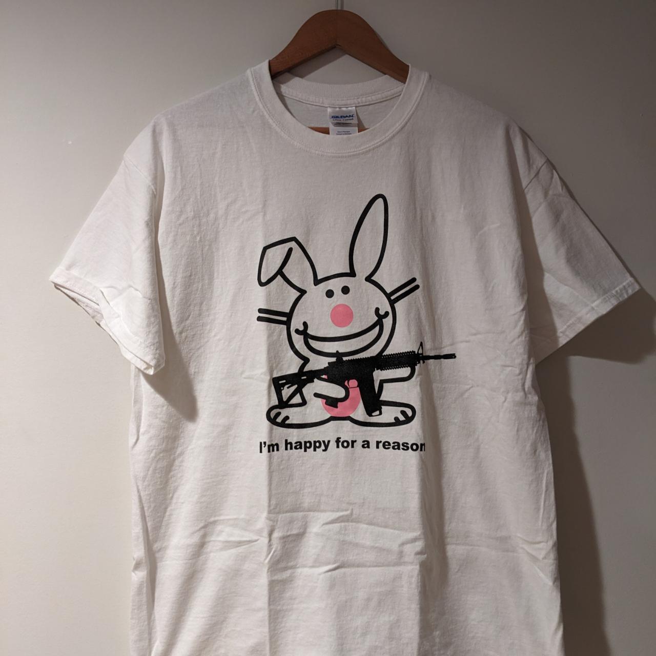 Vintage Y2K It's Happy Bunny I'm Happy for a Reason... - Depop