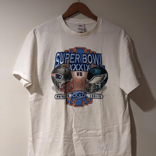 Vintage NFL Eagles Vs Patriots 2005 Super bowl - Depop