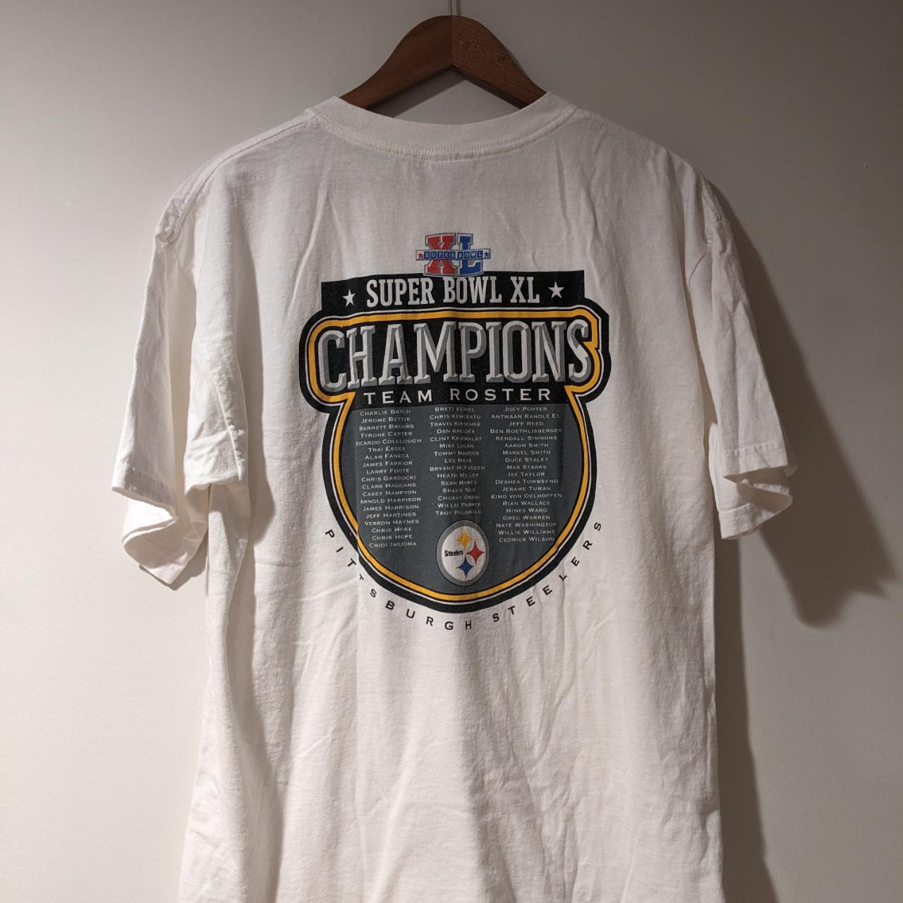 PITTSBURGH STEELERS SUPERBOWL XL 2006 CHAMPIONS MEDIUM T-SHIRT