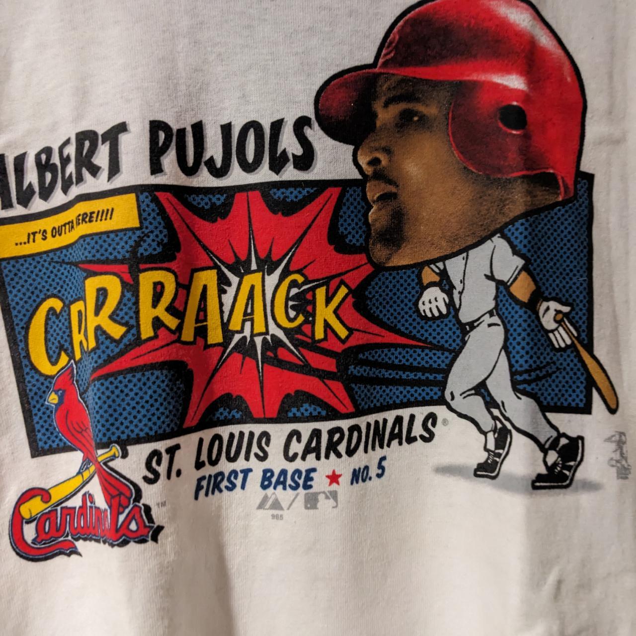 Mens Majestic St Louis Cardinals ALBERT PUJOLS Baseball Jersey