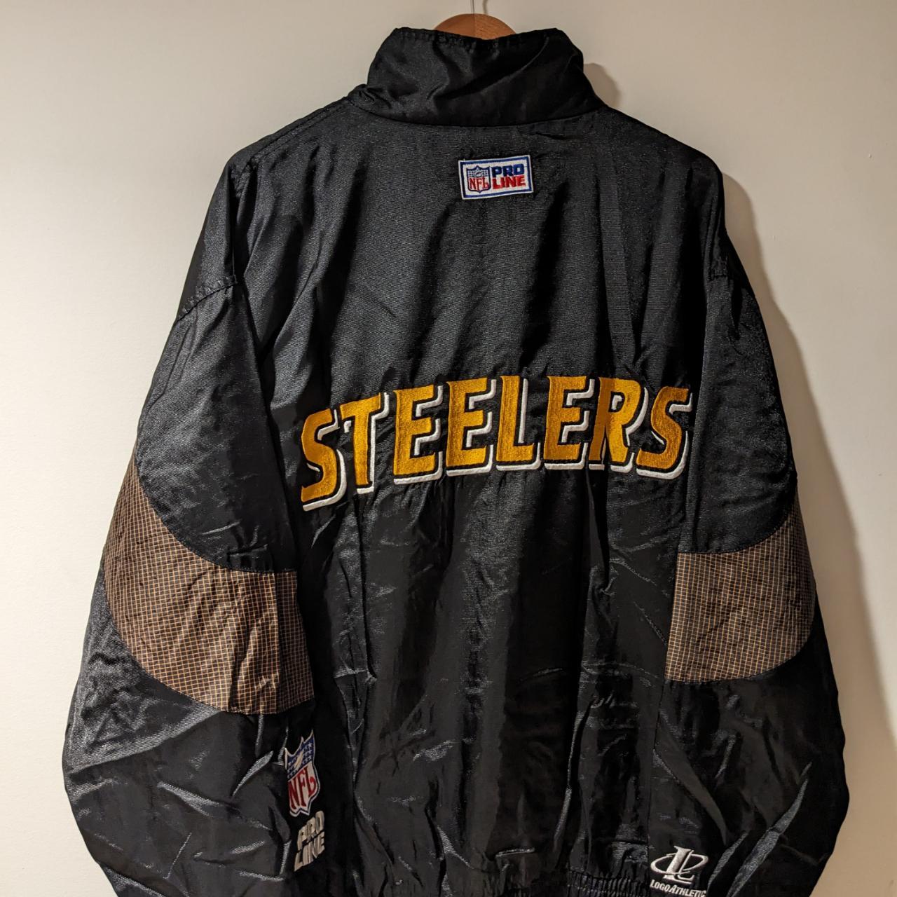 Vintage 90s Pittsburgh Steelers NFL Football White - Depop