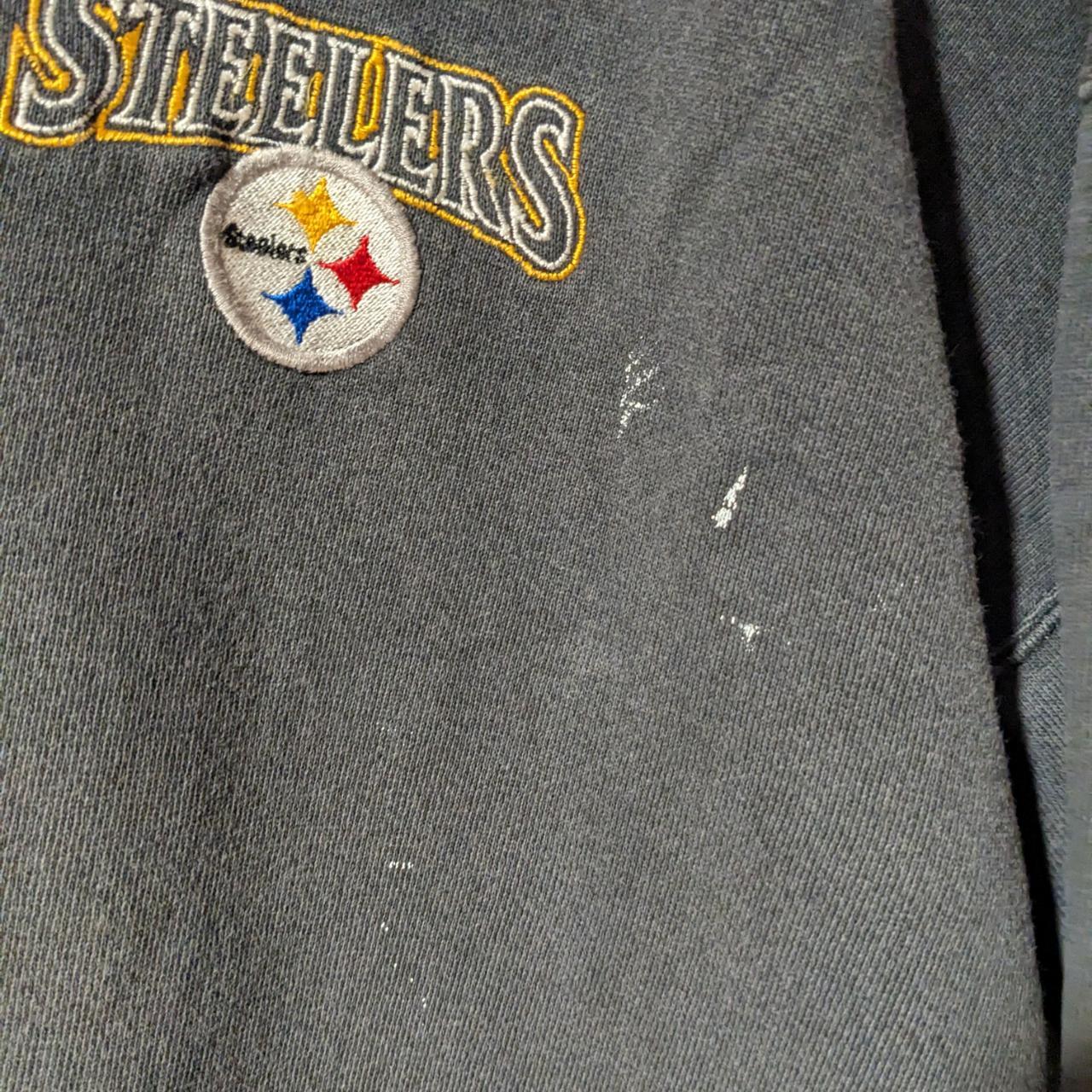 Vintage 90s Pittsburgh Steelers NFL Football White - Depop