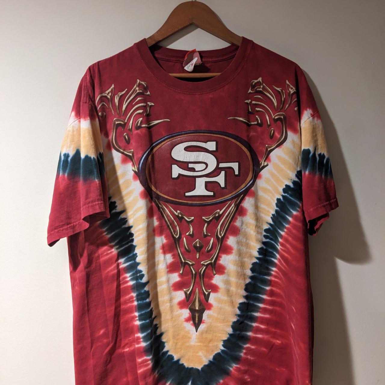 Vintage NFL Apparel San Francisco 49ers Mens XL Tie Dye Shirt