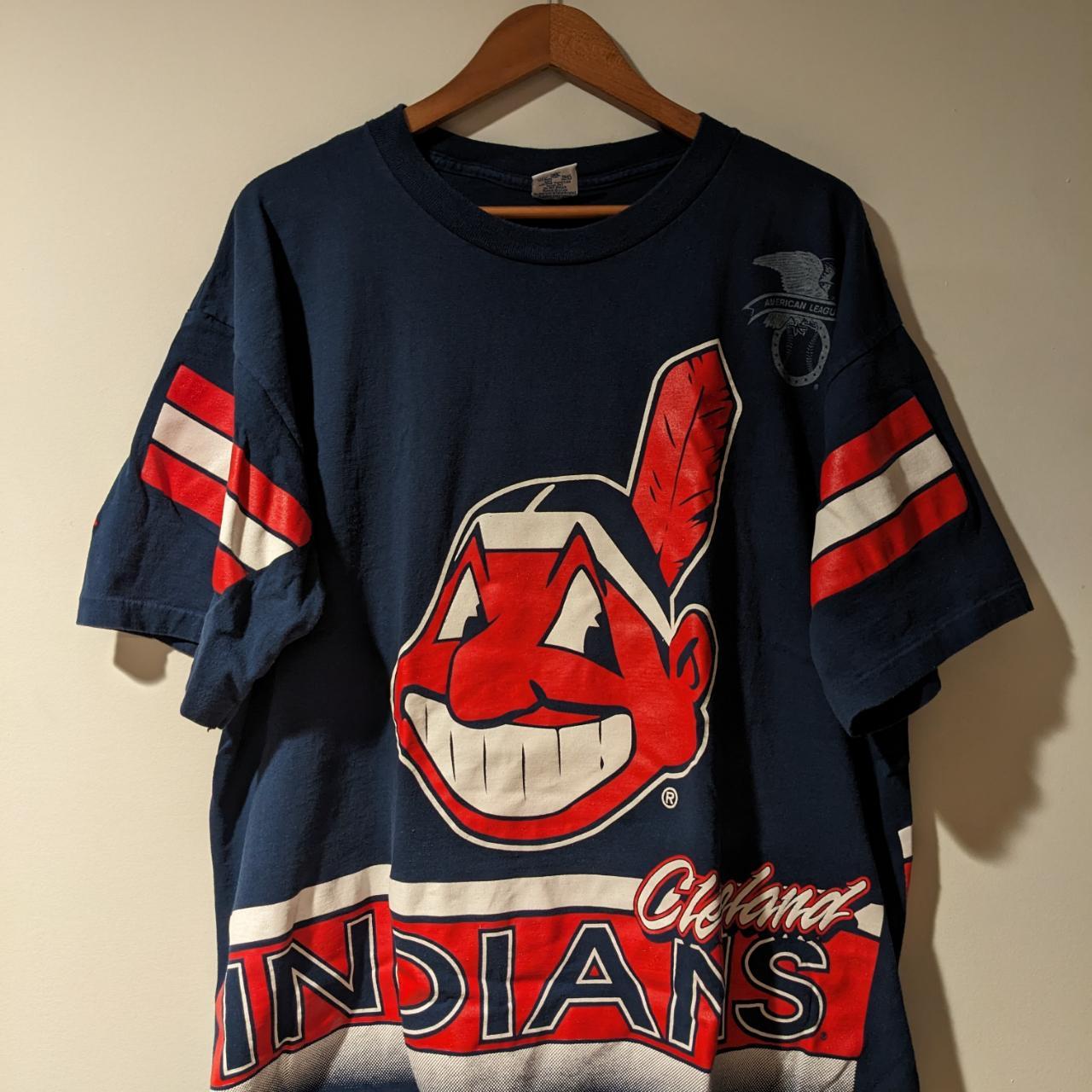 Vintage 1994 Cleveland Indians T-shirt Men's Size XL Salem