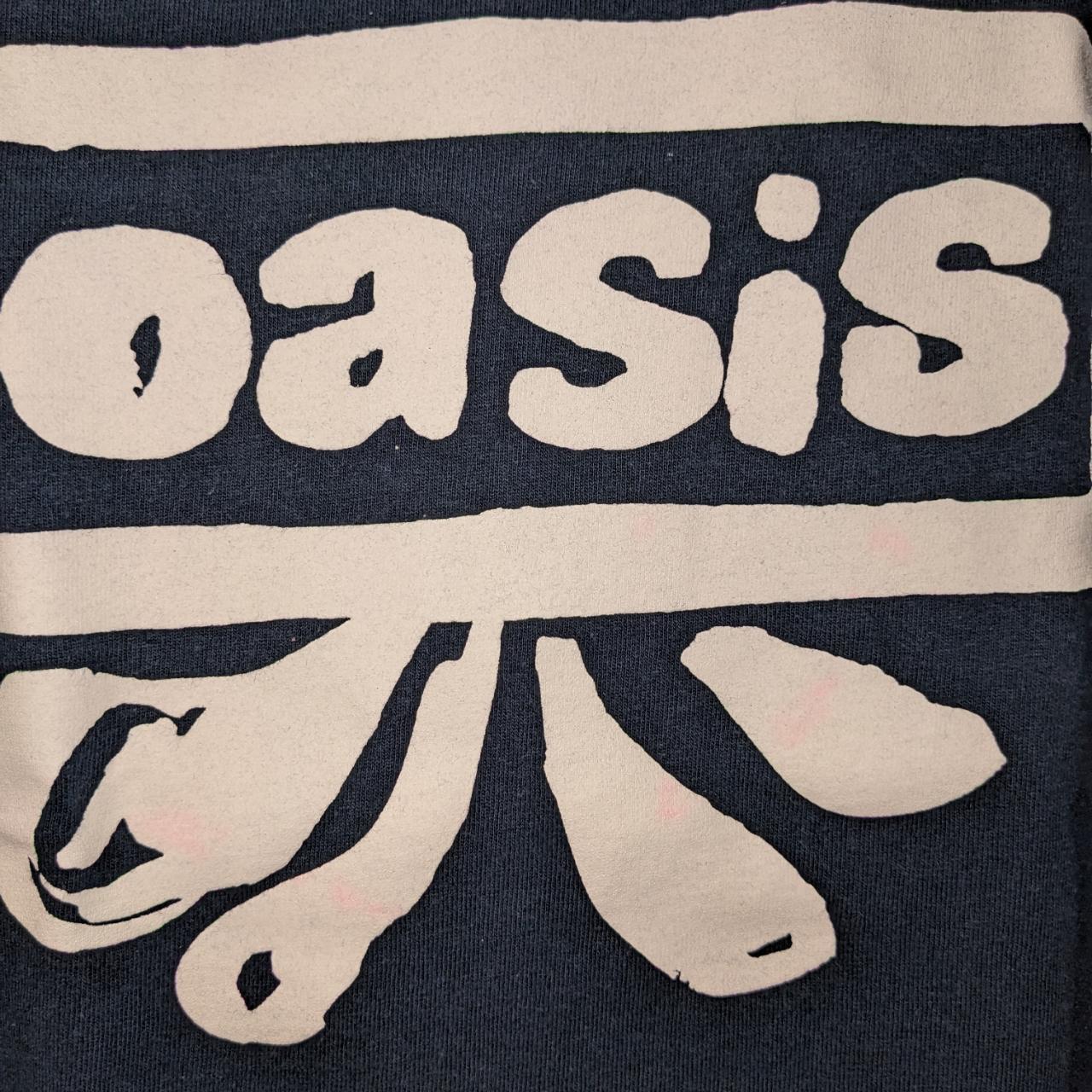 Vintage Oasis Dig Out Your Soul Tour Blue Large... - Depop