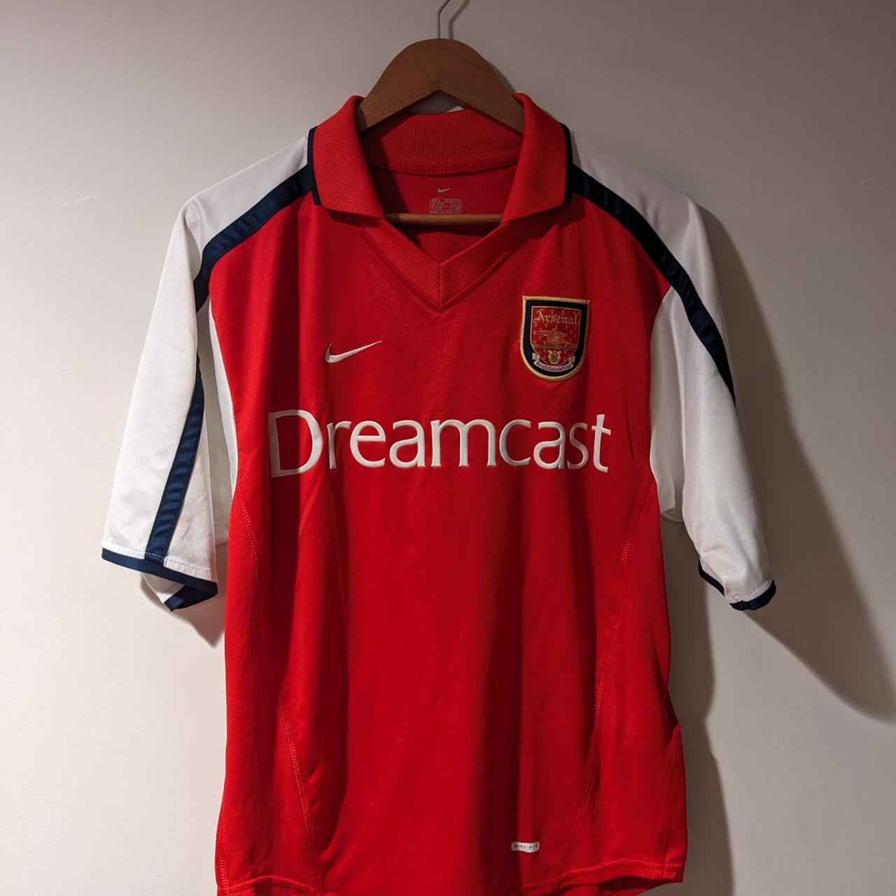 Dreamcast Arsenal 00 02 Home Nike Red Small Futbol