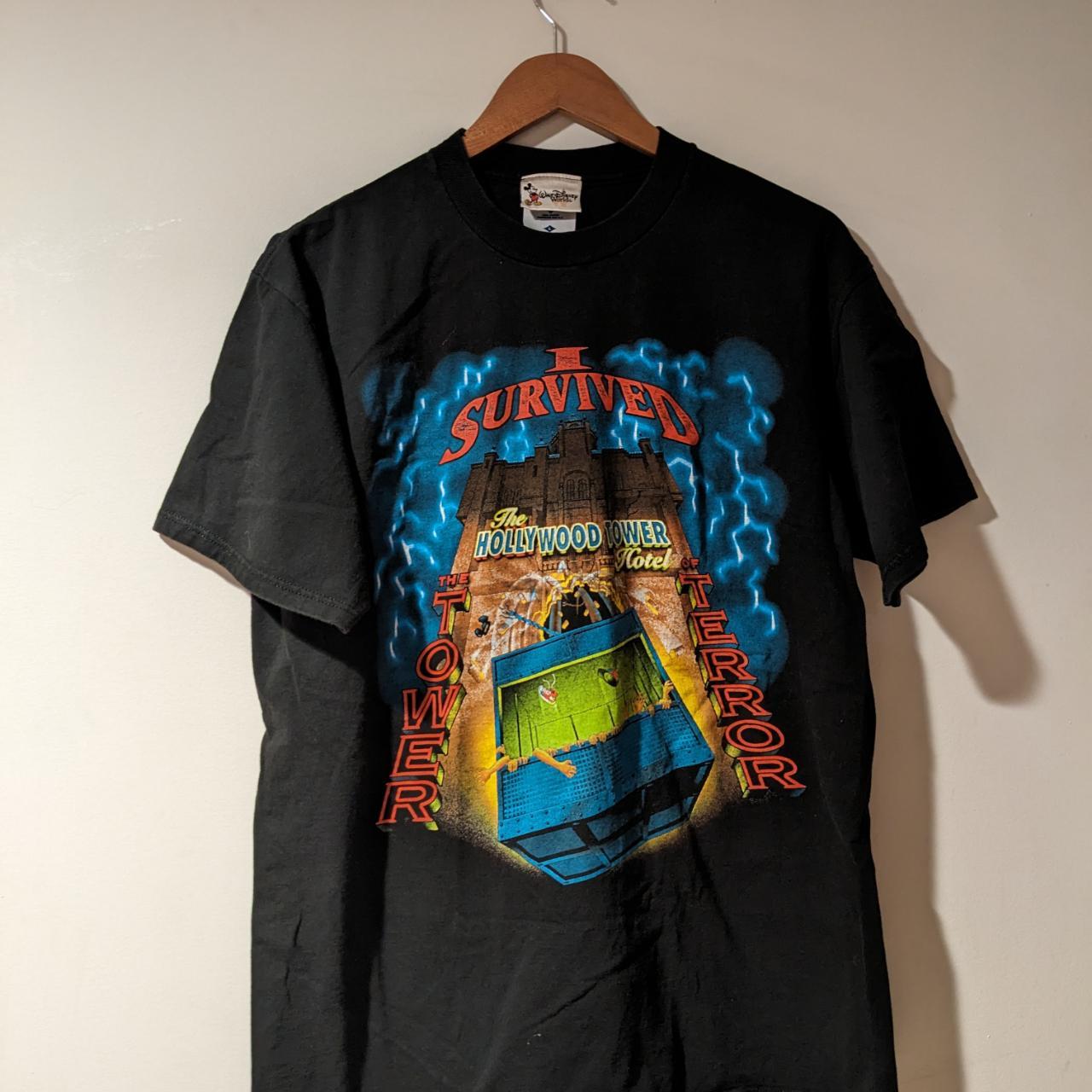 Vintage 90s Disney I Survived Tower of Terror Depop