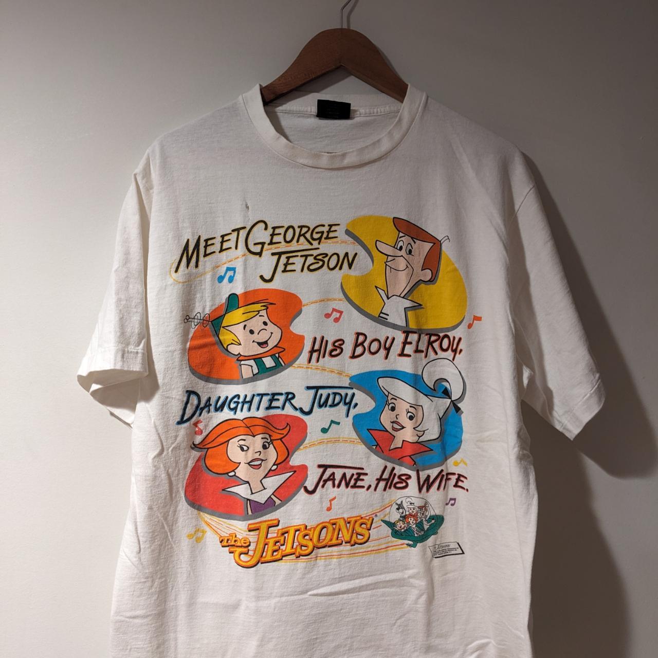 vintage 1990 THE JETSONS CARTOON T-Shirt SMALL tv space
