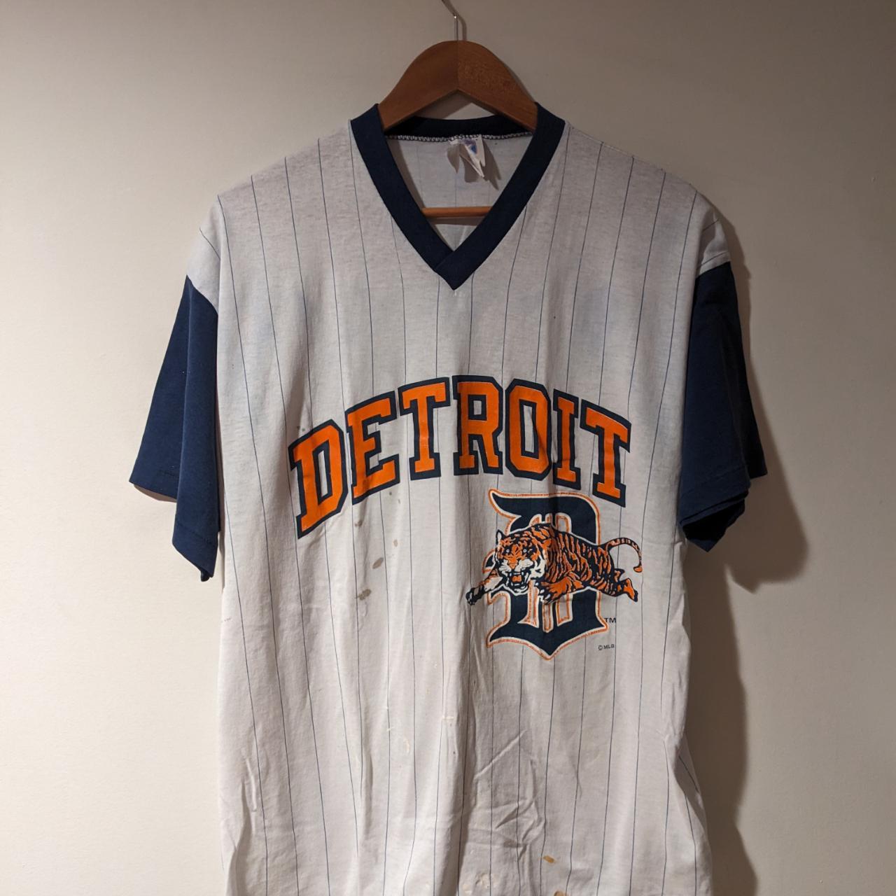 Detroit tigers shops retro jersey