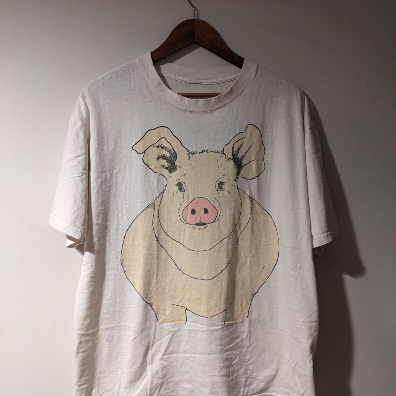 Vintage Pig store Shirt Front & Back