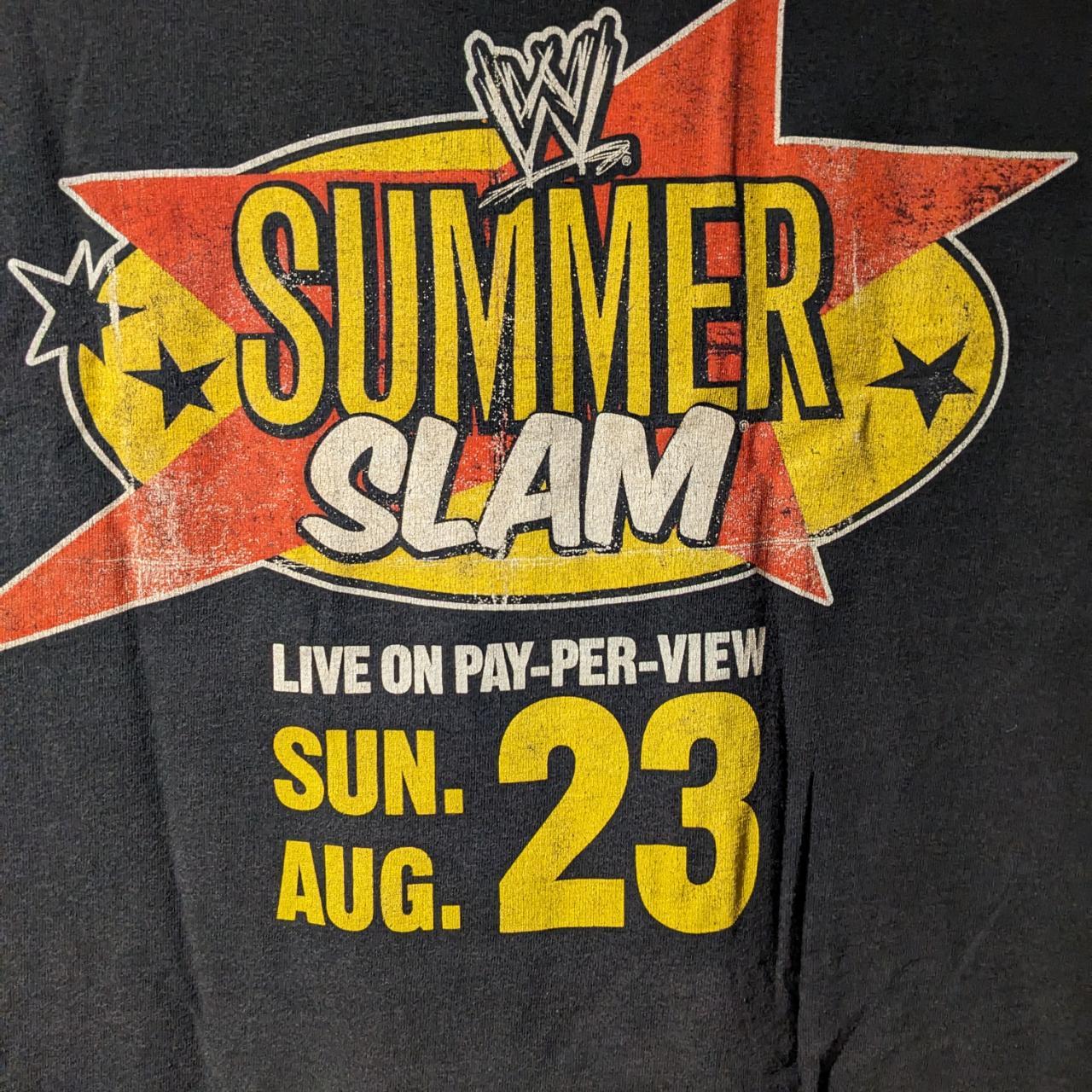 2009 WWE Crew SummerSlam Event T-Shirt Men’s XL Black store