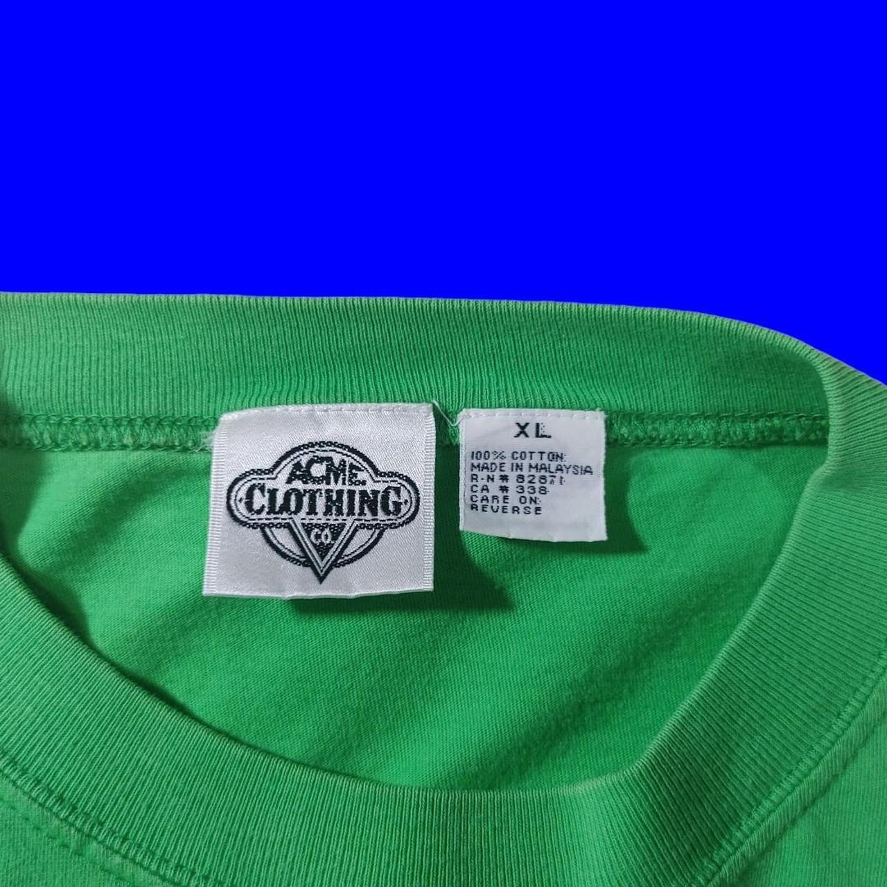 Acme Clothing Men's Black and Green T-shirt (3)