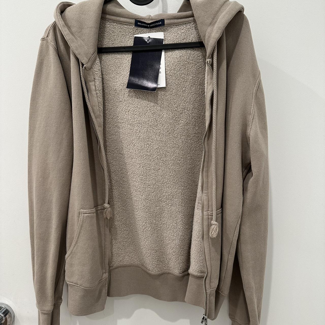 Brandy Melville Christy hoodie Brandy Zip up... Depop