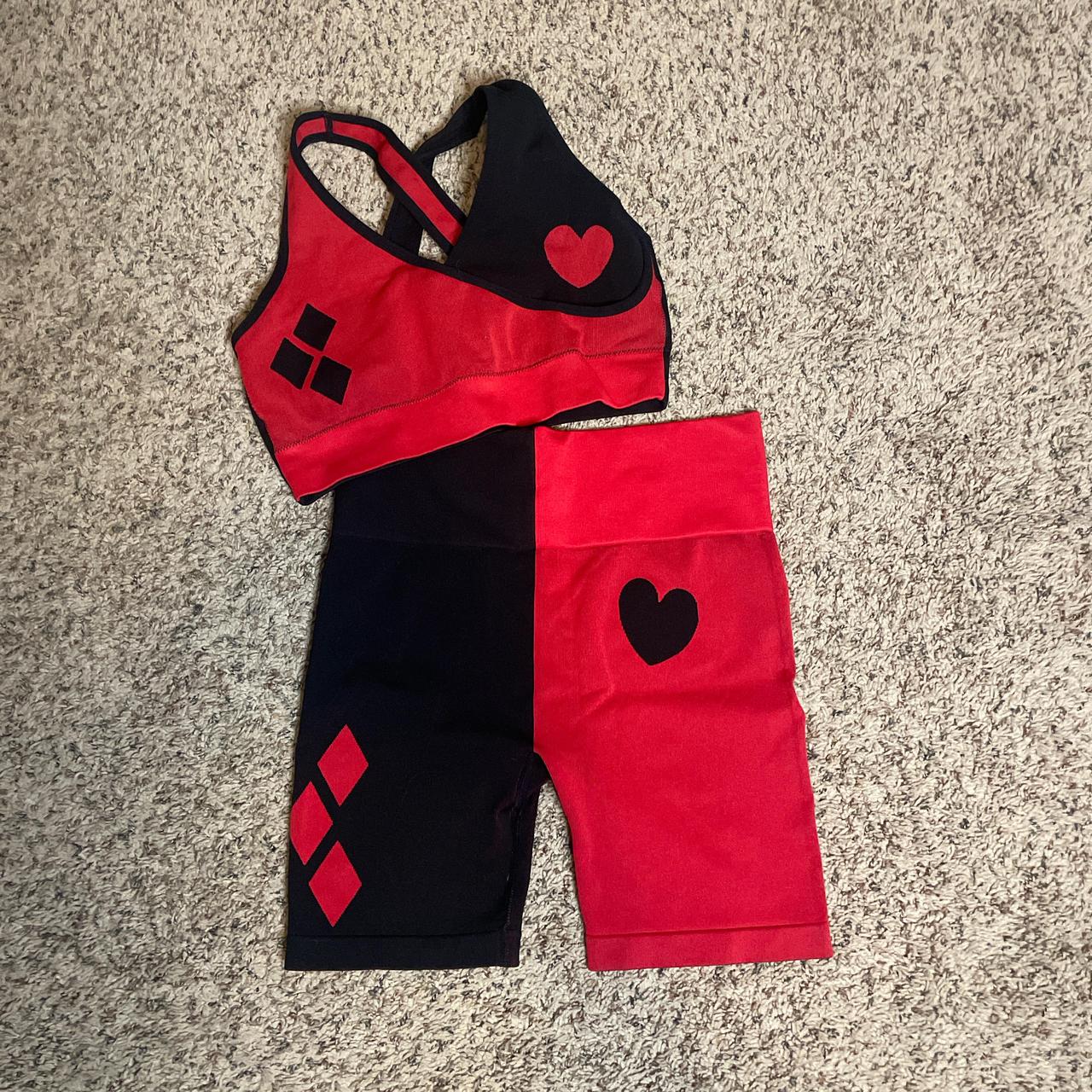 Harley Quinn Workout Set Comes with both pieces... - Depop
