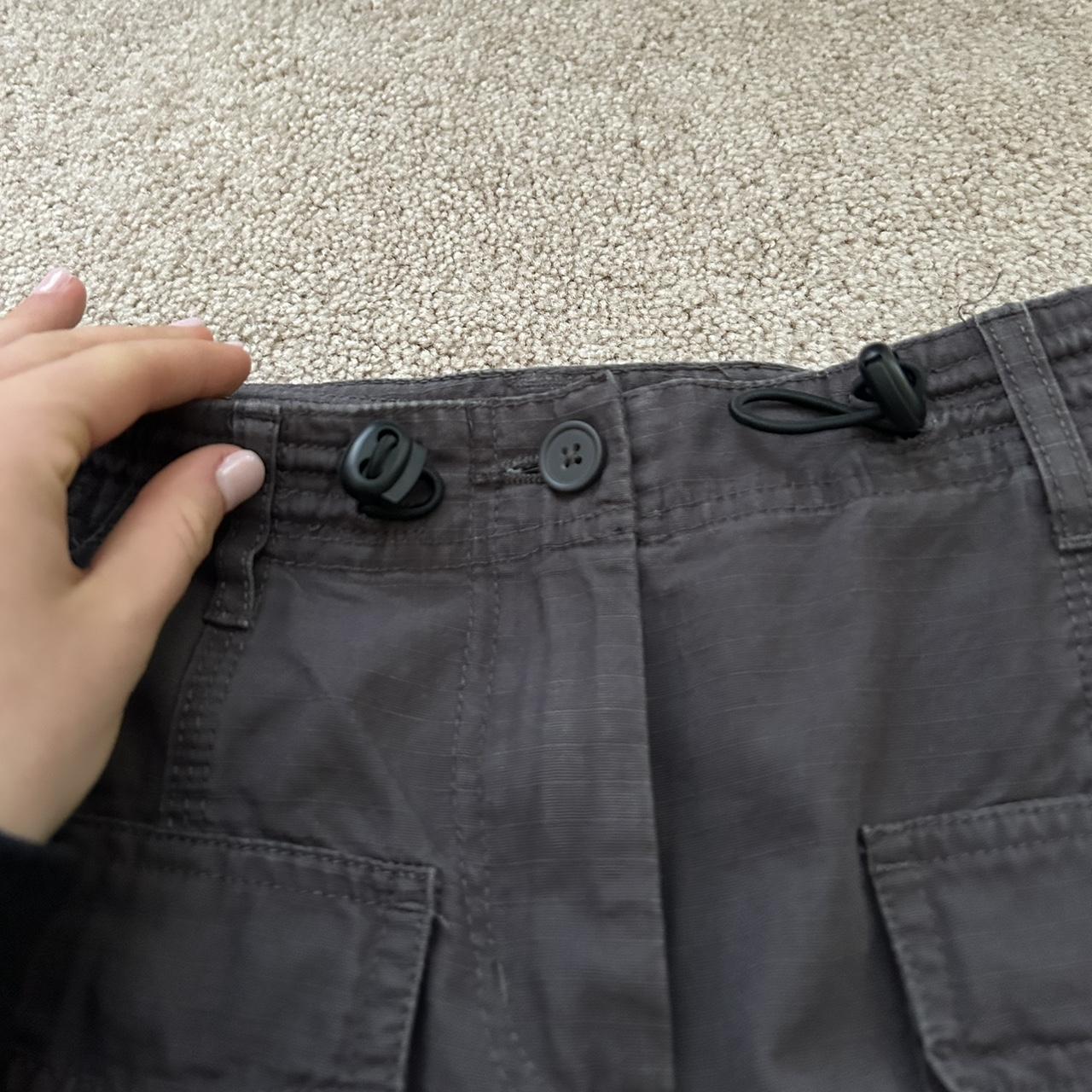 Brandy Melville Kim Cargo Pants in dark grey. Never... Depop