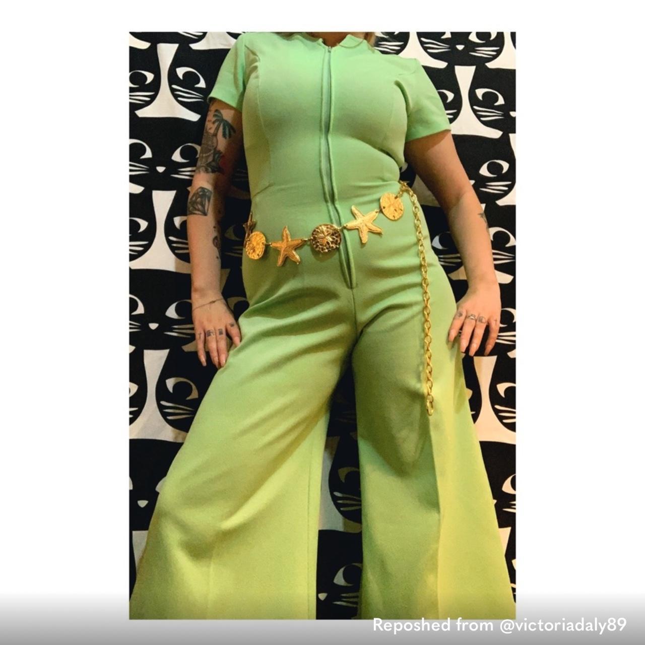American Vintage Women's Palazzo Jumpsuit - Green… - image 2