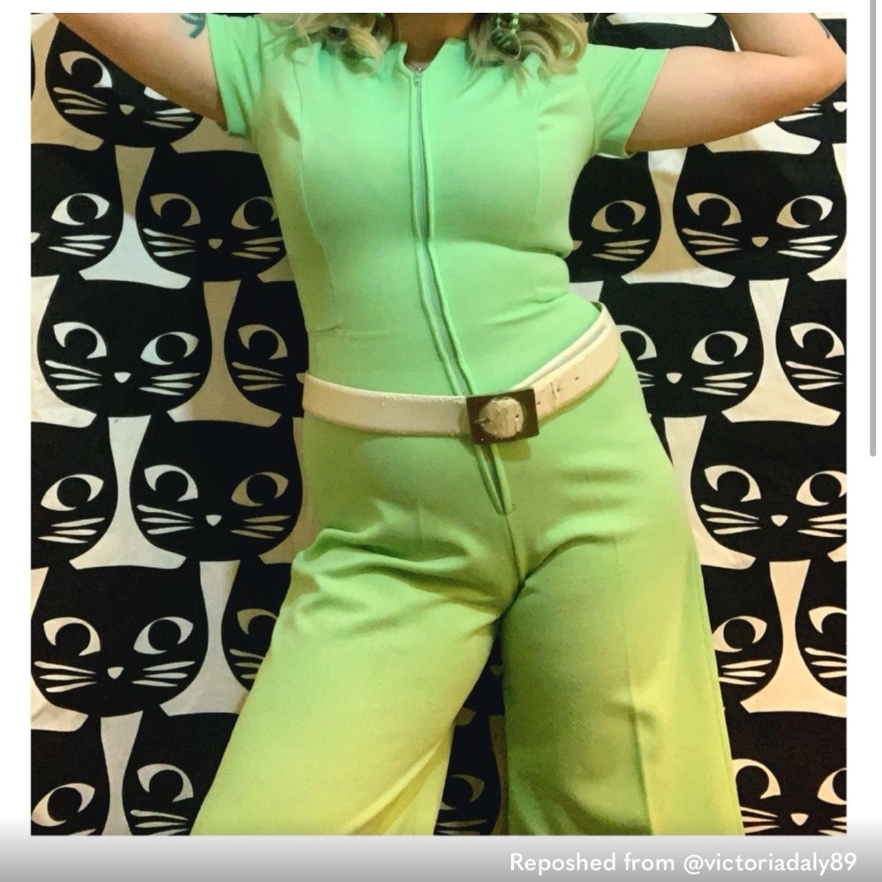 American Vintage Women's Palazzo Jumpsuit - Green… - image 1