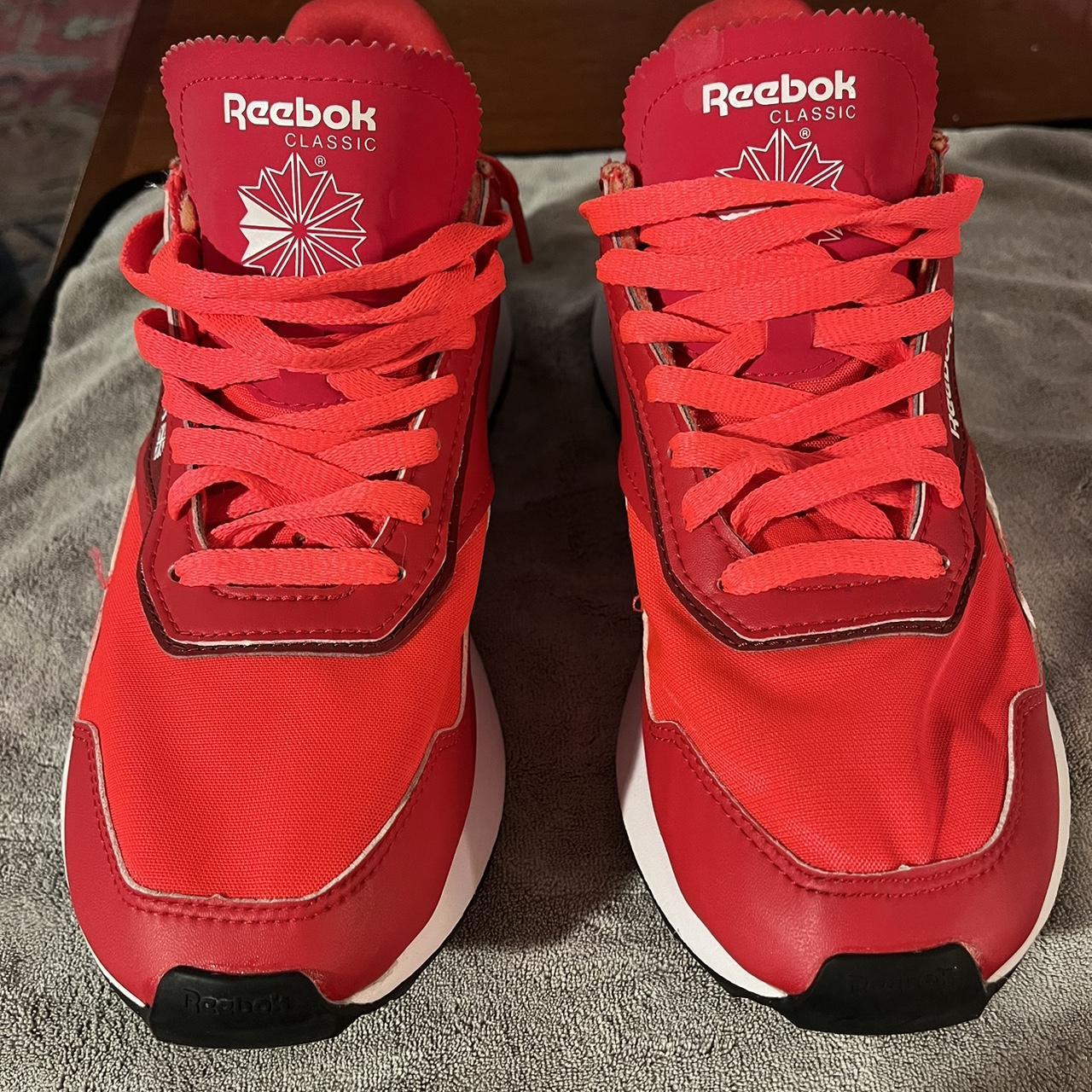 Reebok originals mens sale orange