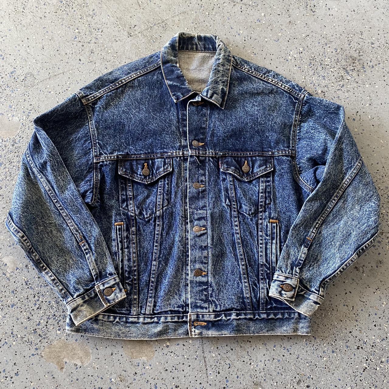 Vintage cheapest Acid Washed Denim Jacket Great Condition