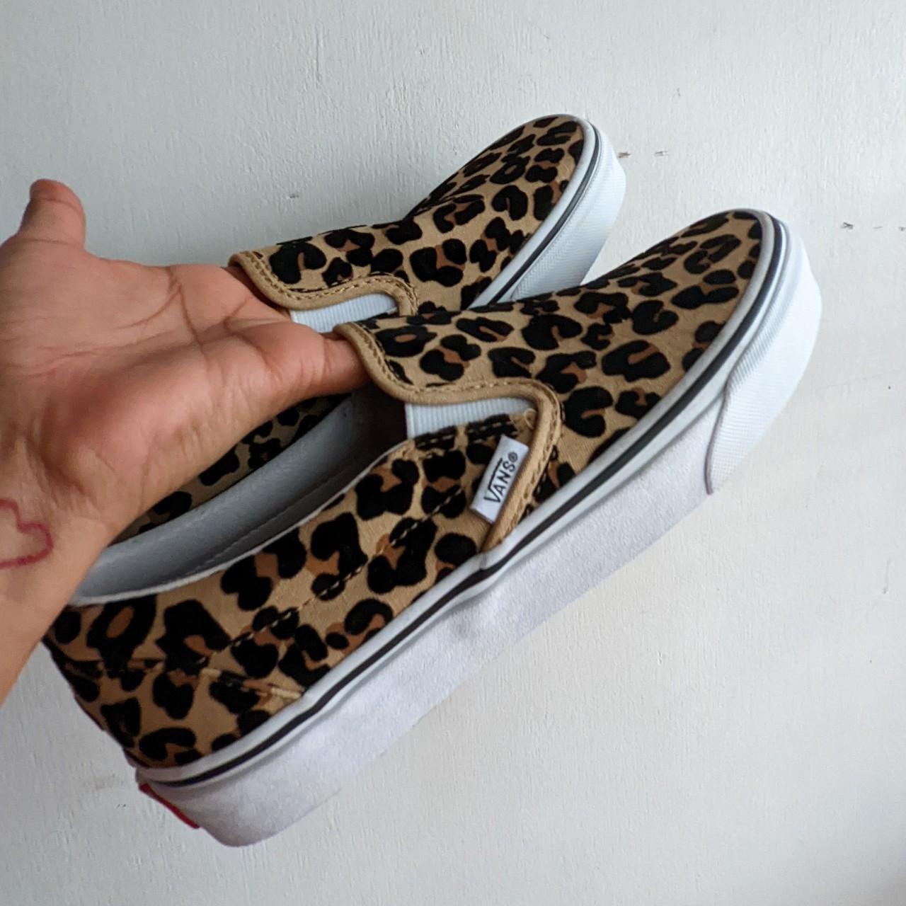 Leopard print vans size 6 best sale