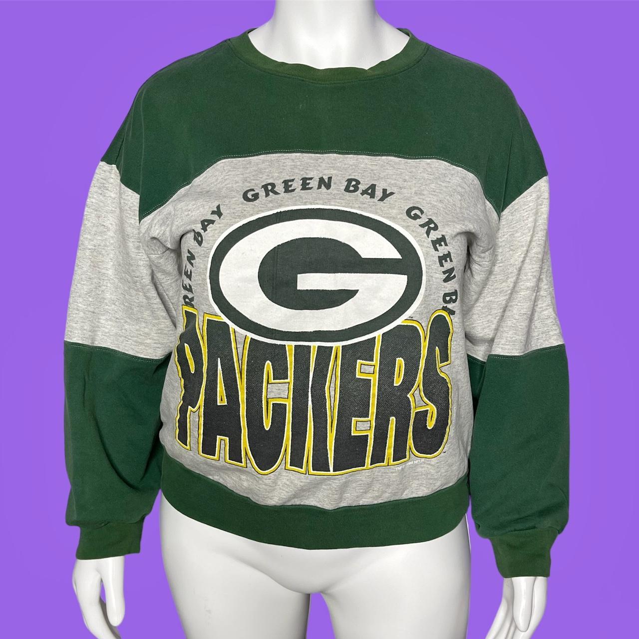 Vintage Green Bay Packers Sweatshirt Men's Size XL - Depop