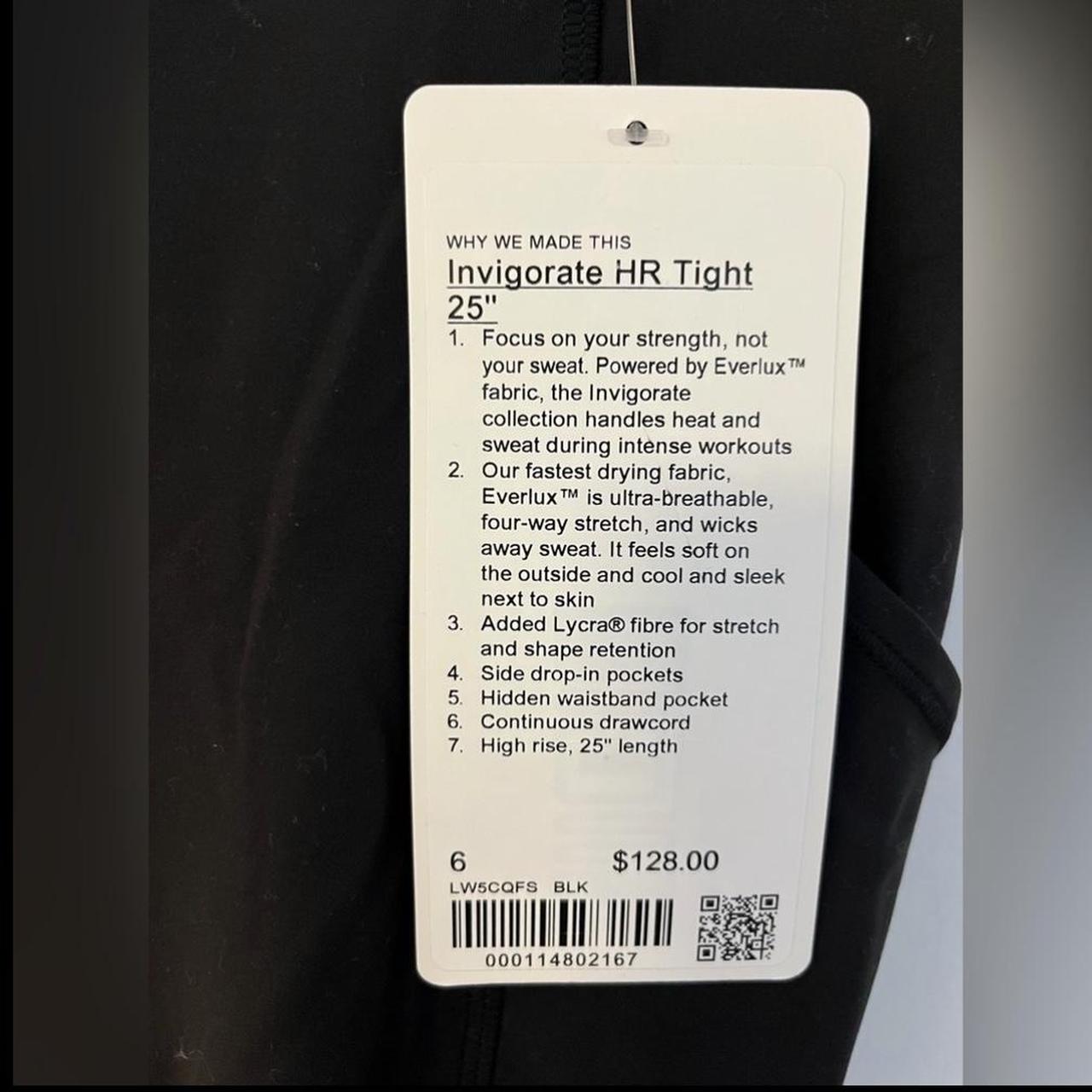 NWT Lululemon Invigorate High-Rise Tight - Depop