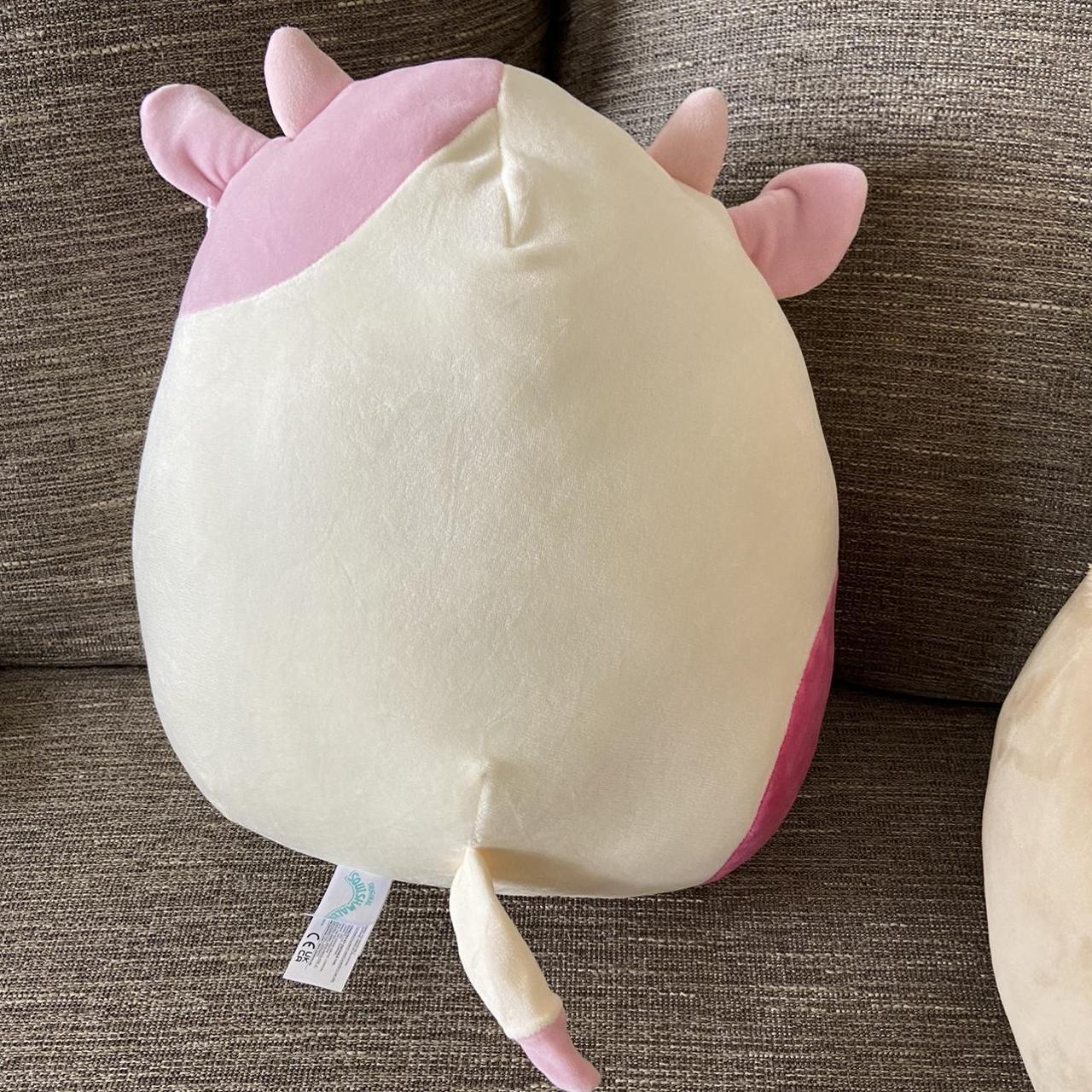 Squishmallows White and Pink Stuffed-animals | Depop