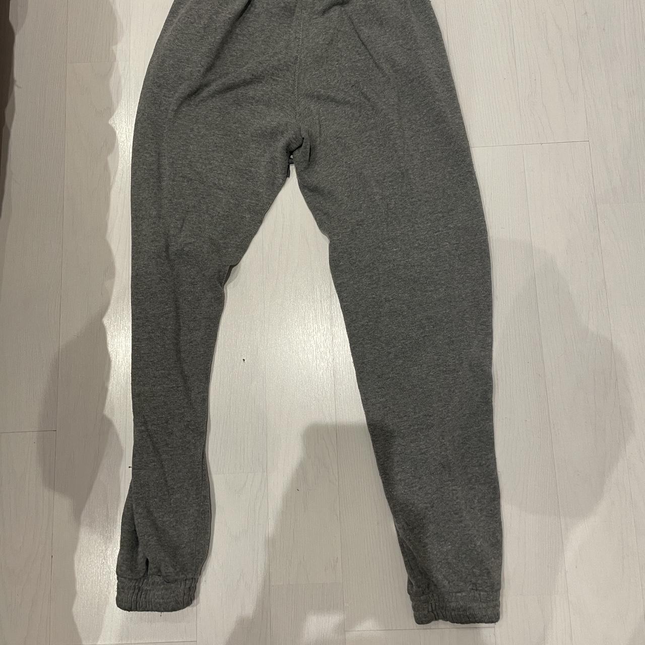 Grey Brandy Melville Tracksuit Bottoms Worn before,... - Depop