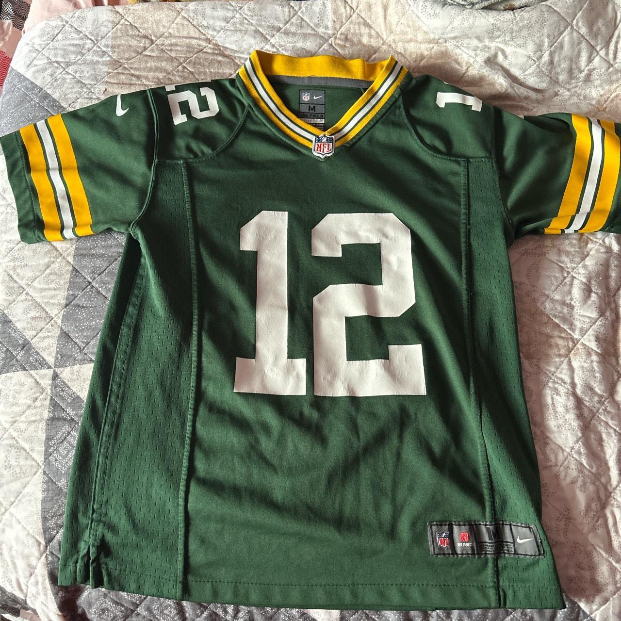 Dark green Packers jersey #12 Aaron Rodgers - Depop