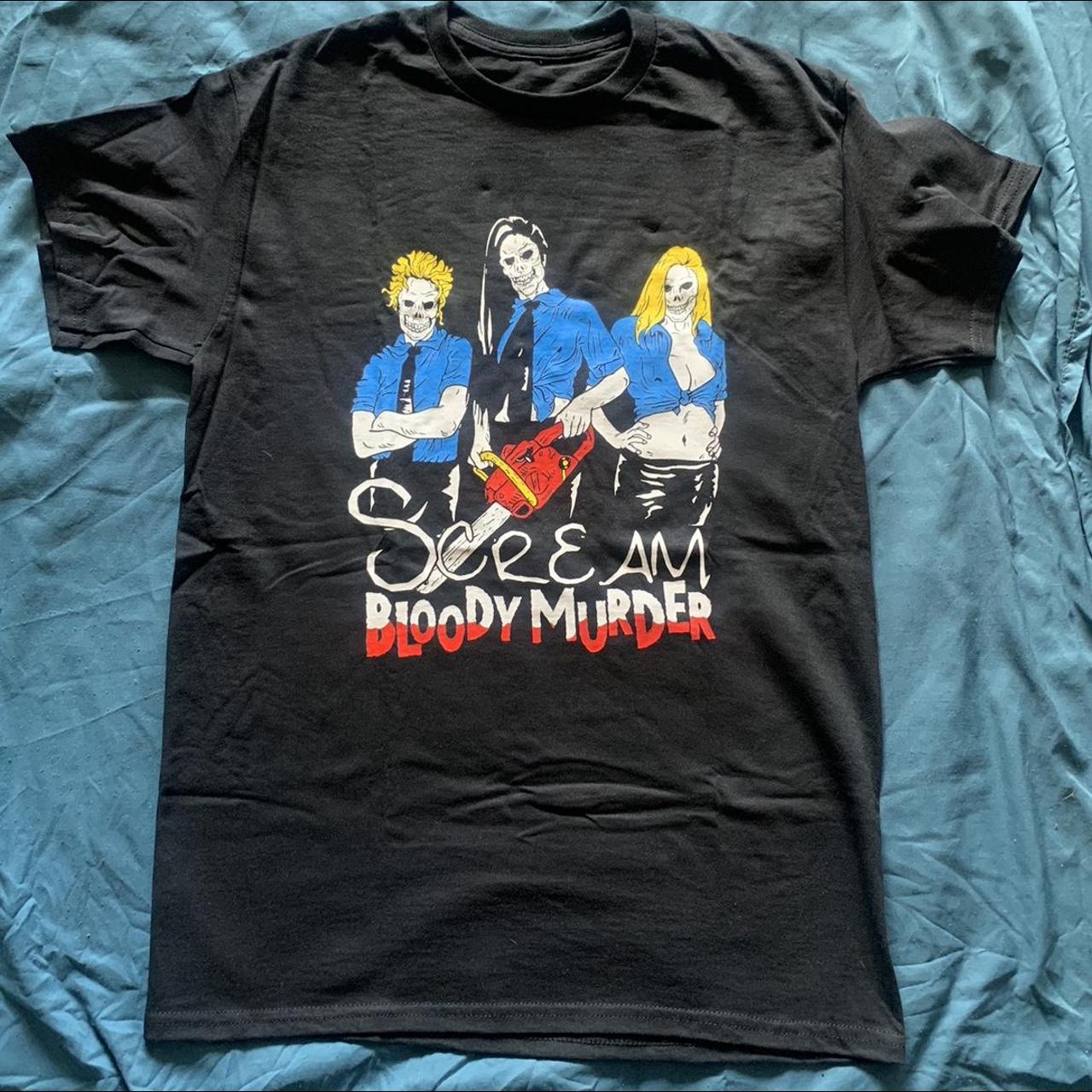 Scream Bloody Murder horror movie tee. Never worn.... - Depop