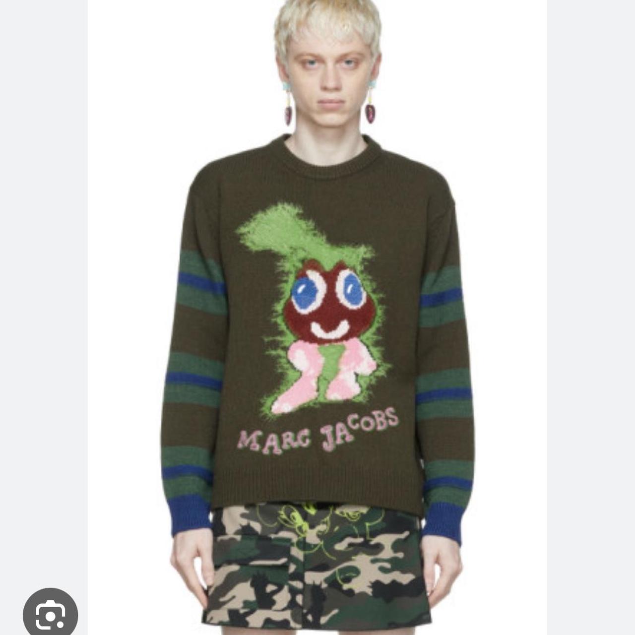 Heaven by Marc Jacobs knit jumper 'strawberry guy | Depop
