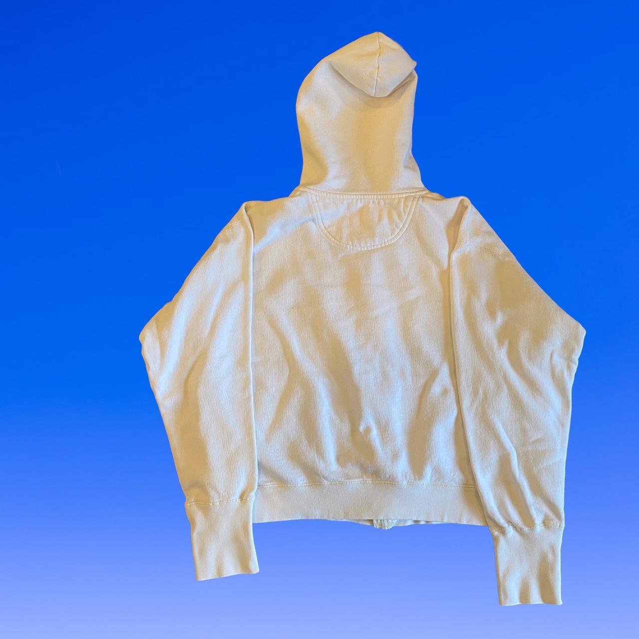 Russell Athletic Women's White Hoodie Depop