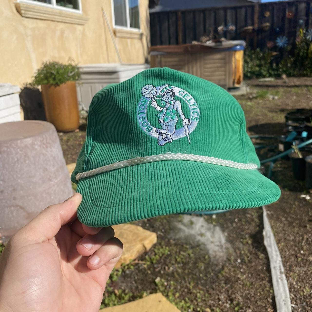 NBA Men's Green and White Hat